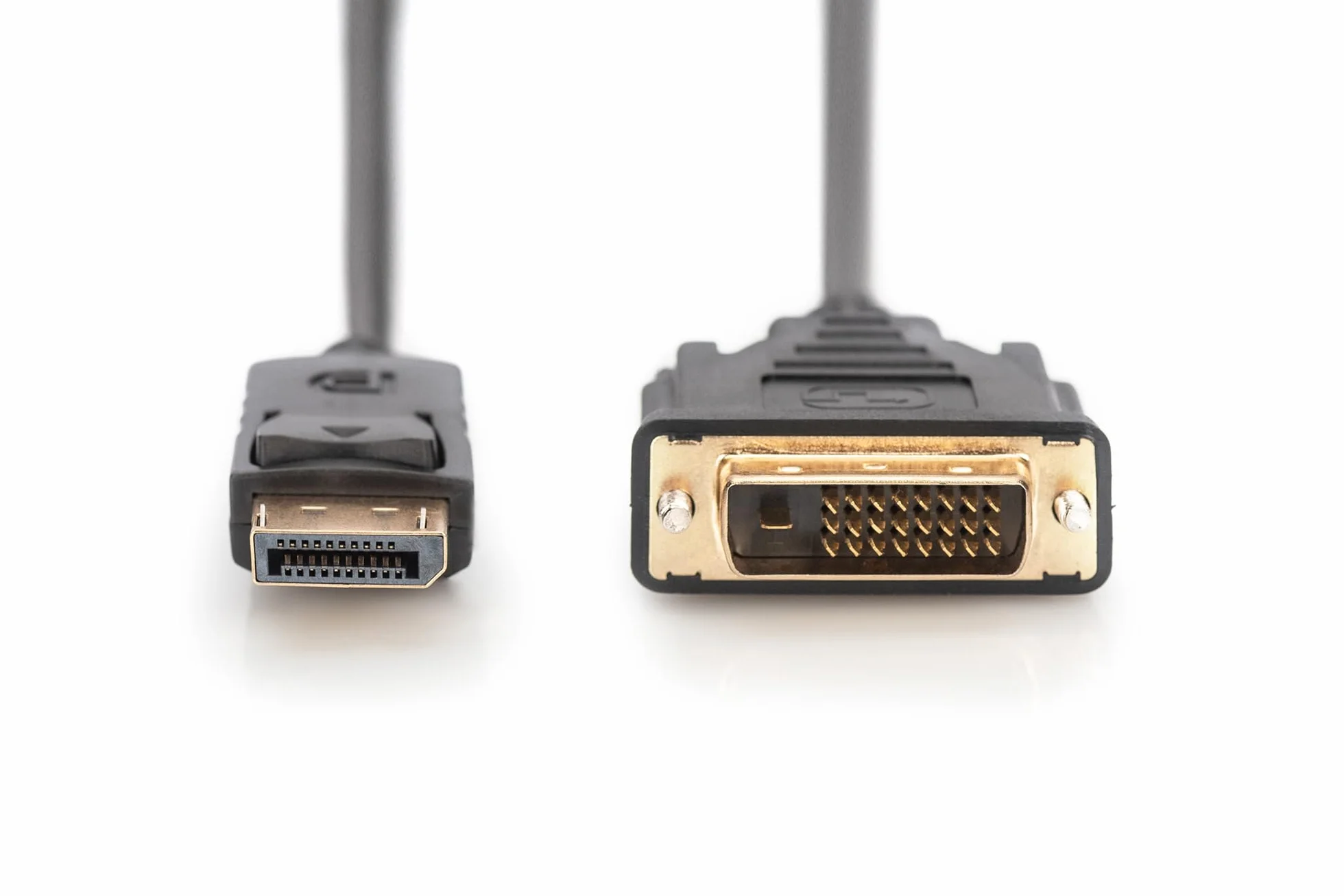 DIGITUS Cavo adattatore DisplayPort - DP a DVI (24+1) - Full-HD 1080p/60Hz - Displayport 1.1a - 2,0 m - con chiusura - adatto a monitor, schede grafiche - nero