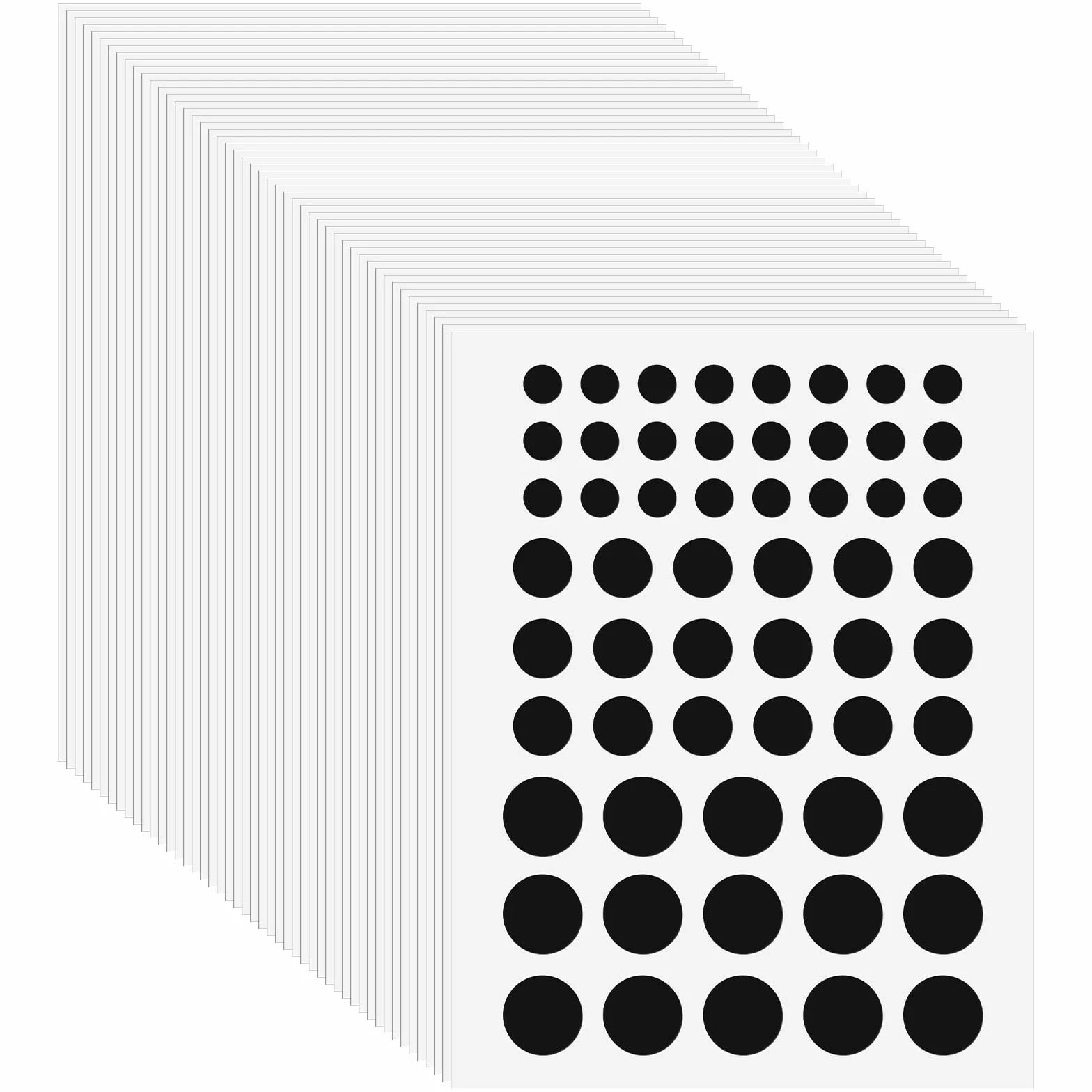 114 adesivi bloccanti per fotocamera, 0,6 cm/0,9 cm/0,9 cm/0,3 cm/1,3 cm, copertura per webcam, telefono, fotocamera, blocco per proteggere la tua privacy e sicurezza