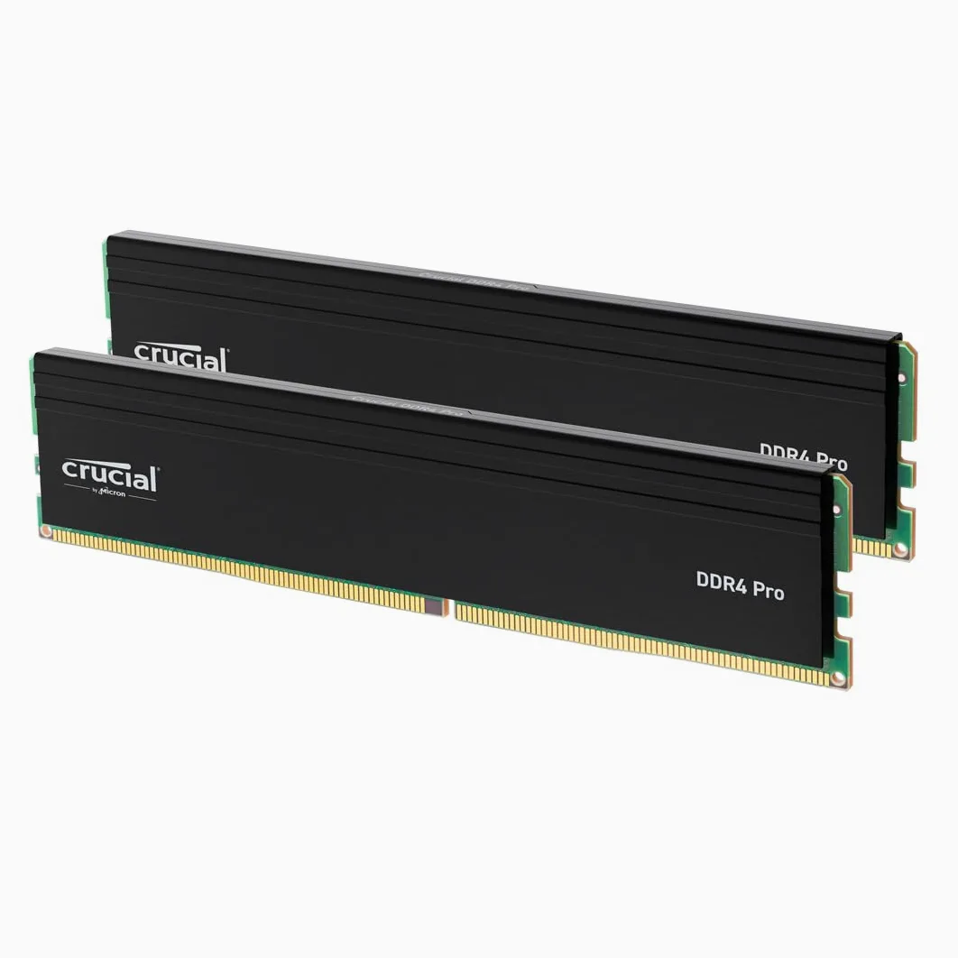 Crucial Pro DDR4 RAM 64GB Kit (2x32GB) 3200MHz Intel XMP 2.0