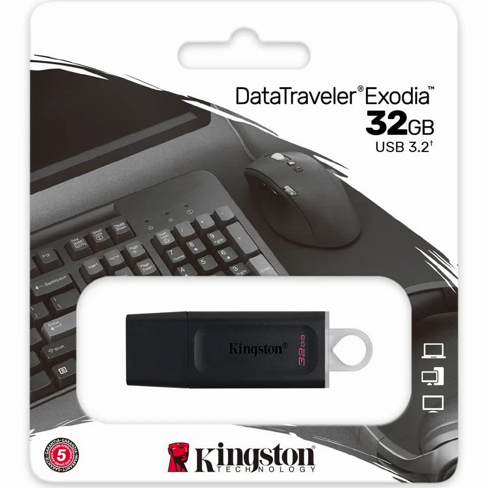 Kingston 32GB DataTraveler Exodia Flash Drive - DTX/32GB (5 Pack)