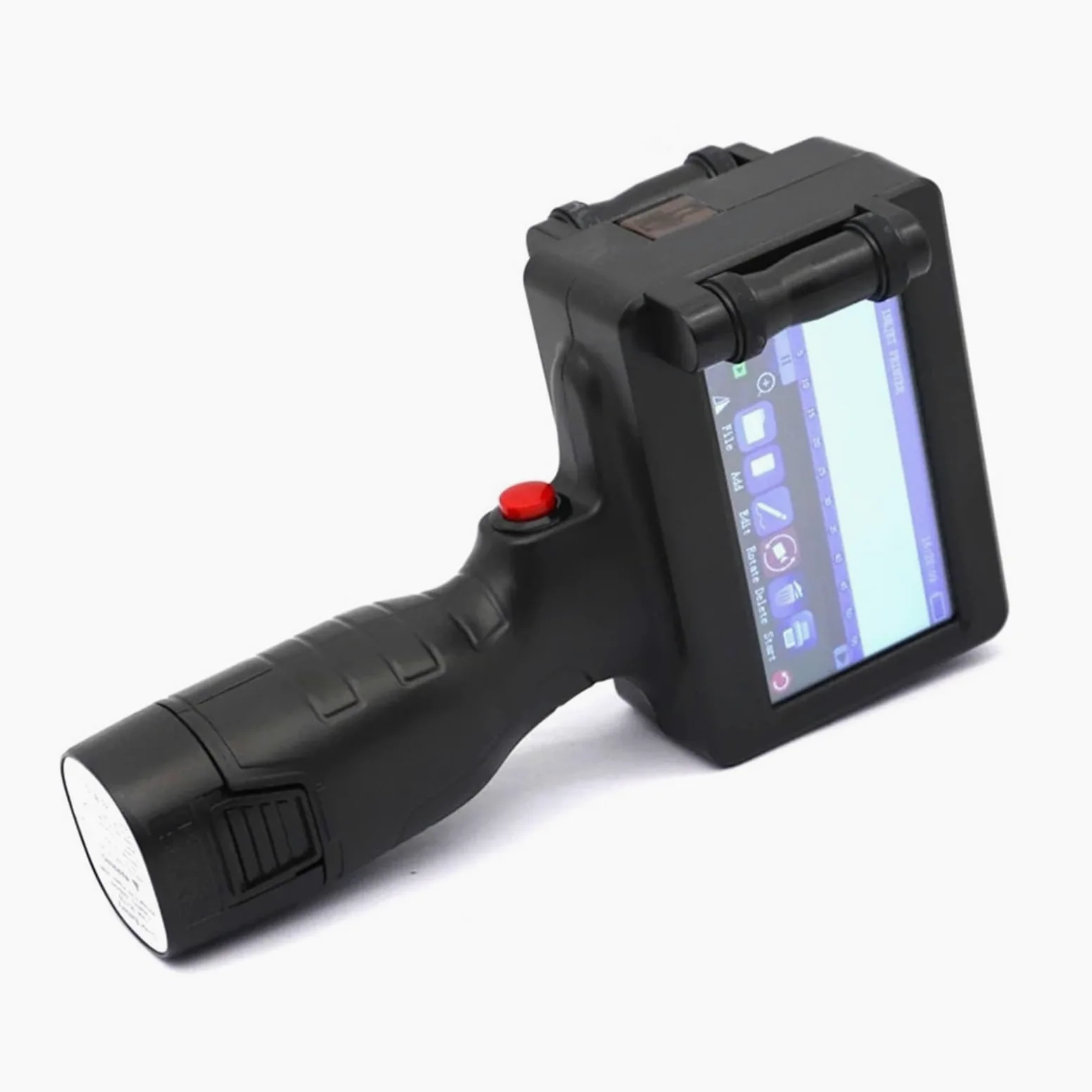Stampante a getto d'inchiostro portatile da 12,7 mm 2588+ for codice a barre QR Data Numero Logo Data di scadenza Su Cartone, Legno(1 Printer 1cartridge)