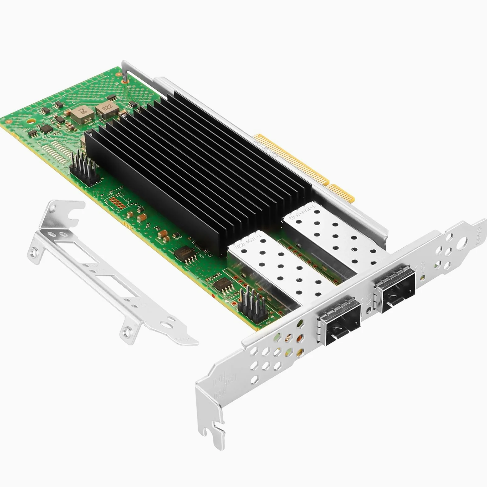 PCIe Ethernet Network Card for Intel E810-XXVDA2 E810 Chipset PCIe 4.0 X8 25Gb Dual Port SFP28 LAN Card Support Windows Server/Windows/Linux/VMware/ESX