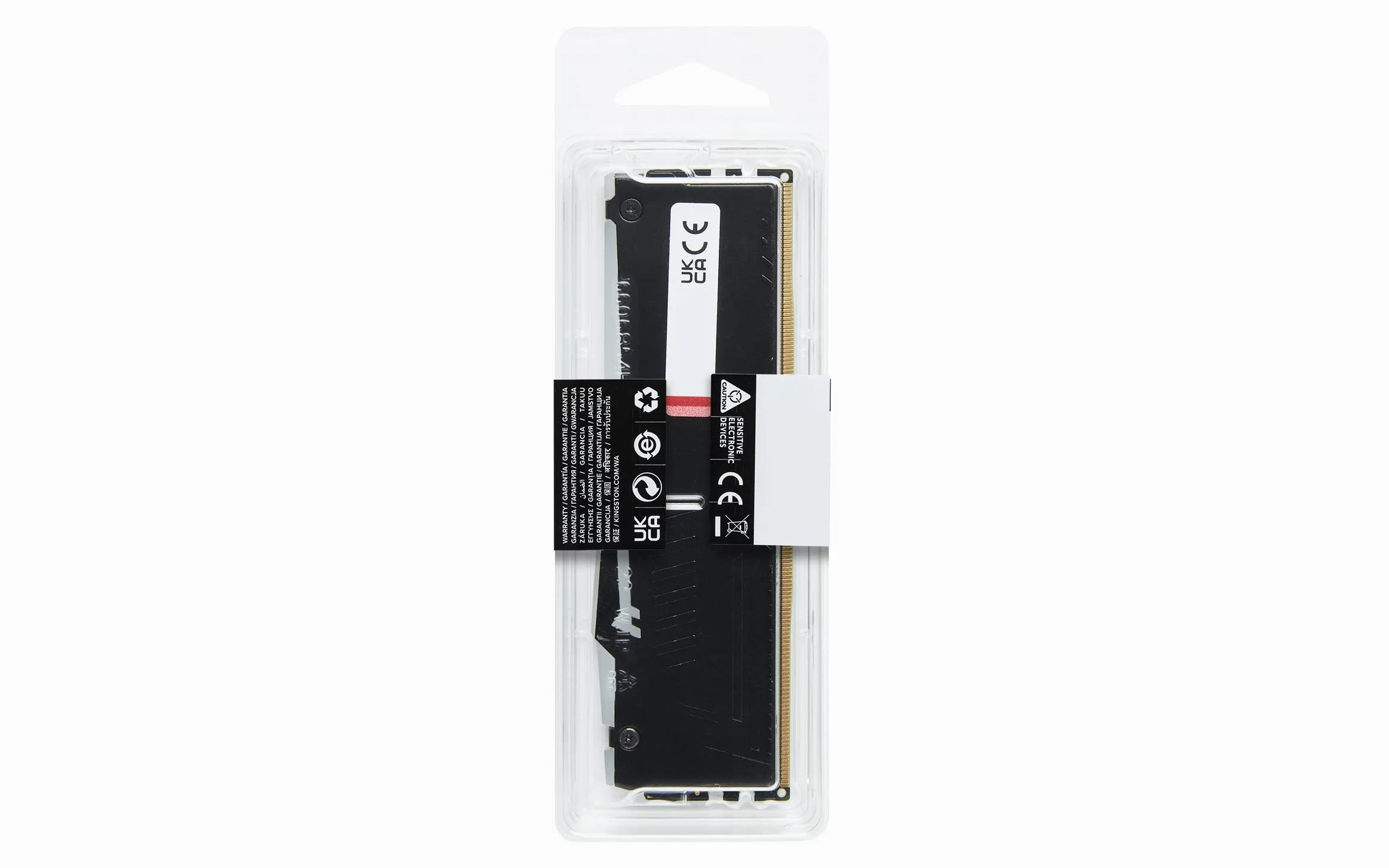 Kingston FURY Beast Nero RGB 8GB 5600MT/s DDR5 CL36 DIMM Memoria Gaming per Computer Fissi Modulo Singolo AMD EXPO/ Intel XMP - KF556C36BBEA-8