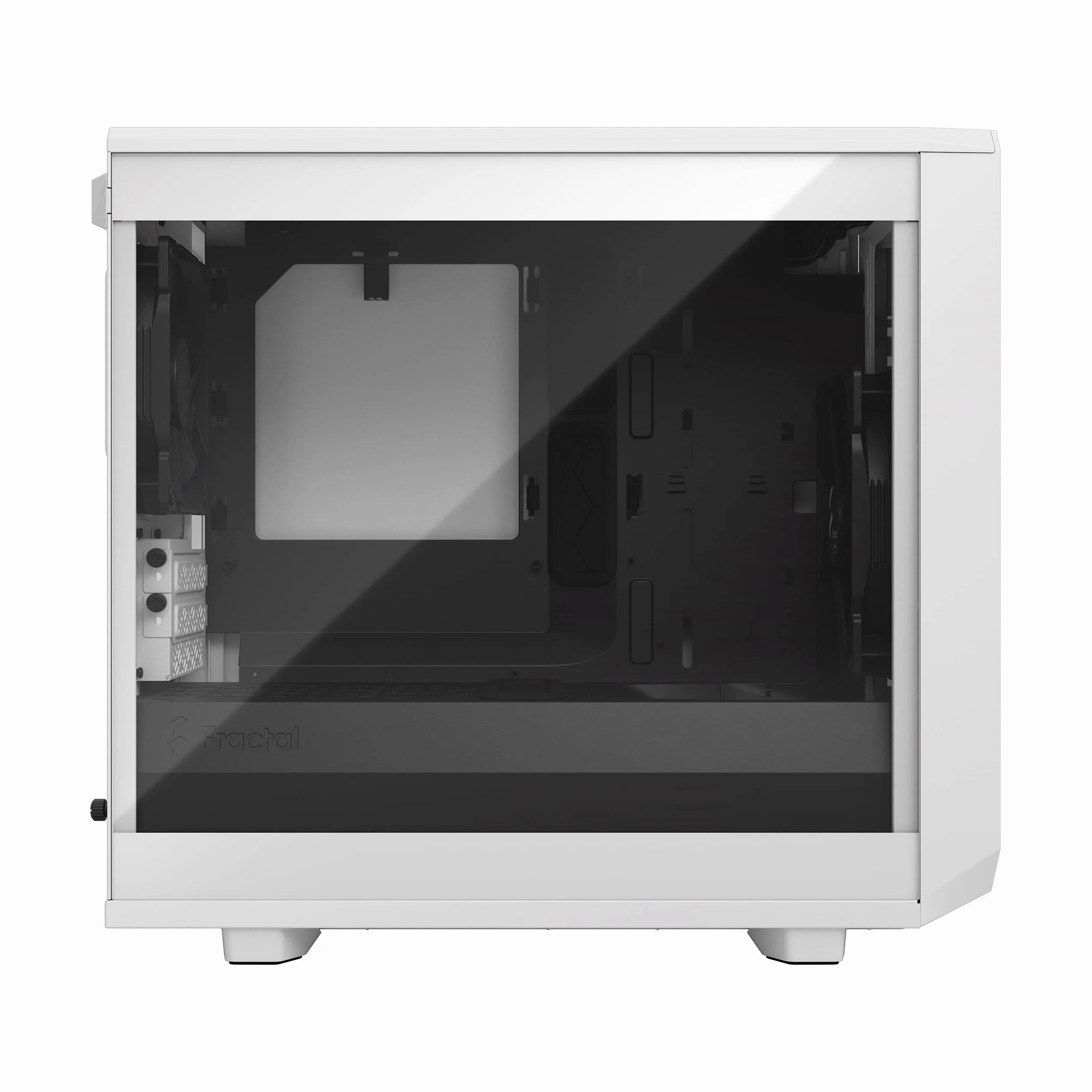 Fractal Design Meshify 2 Nano - MinI-Itx Tower (geh?rtetes Glas) - Keine Spannungsversorgung (atx) - Wei? - Usb/audio (fD-C-Mes2N-02)