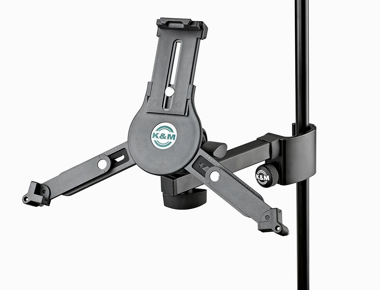 Keepdrum MS106 - Supporto per microfono con braccio + supporto per tablet PC 19791 K M per tablet con altezza da 220 a 331 mm e larghezza da 128 a 232 mm