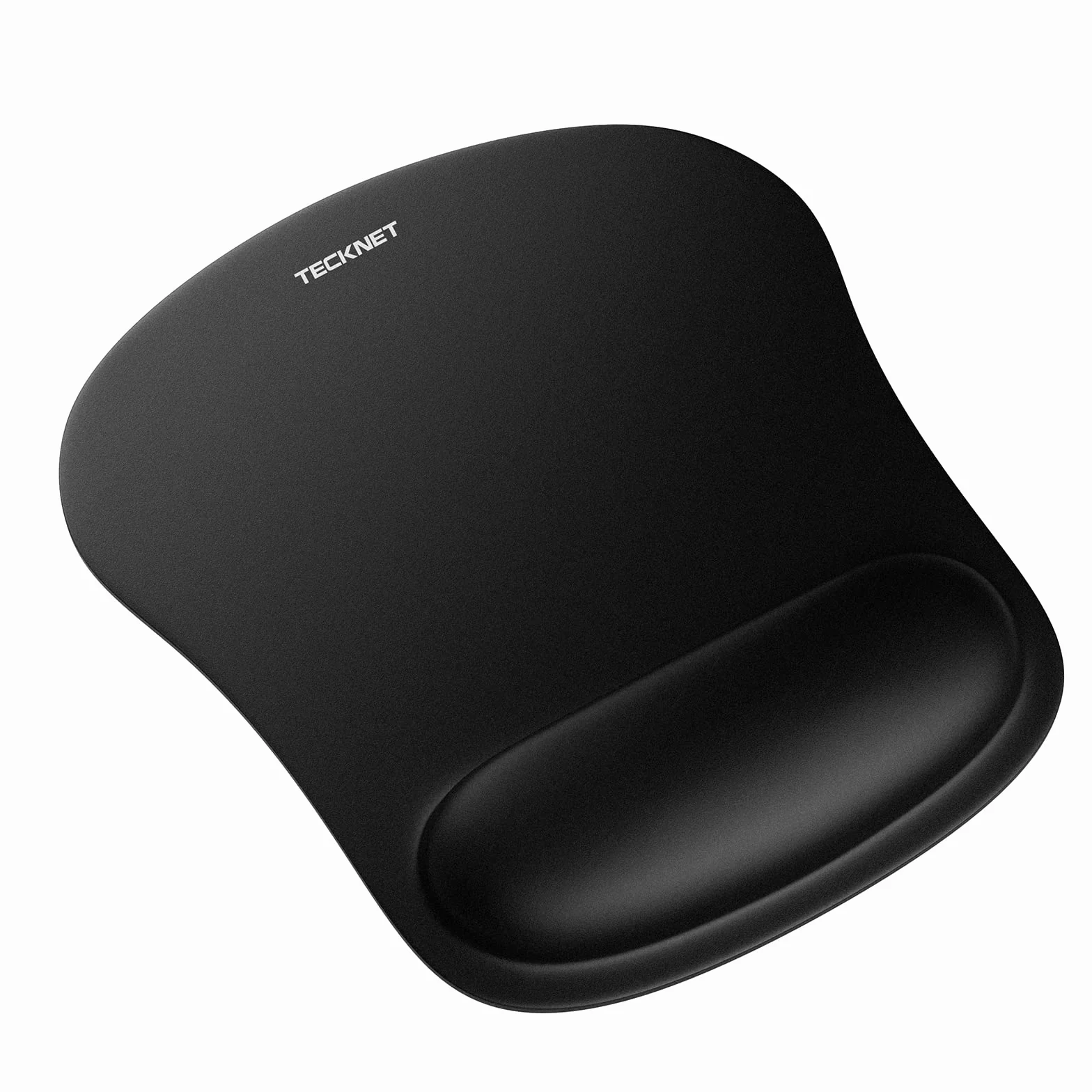 TECKNET Tappetino Mouse con Poggiapolsi, Gaming Mouse Pad Ergonomico con Memory Foam, Tocco Morbido e Impermeabile, Tappetini Mouse Supporto per Computer, Ufficio, Base di Gomma Antiscivolo