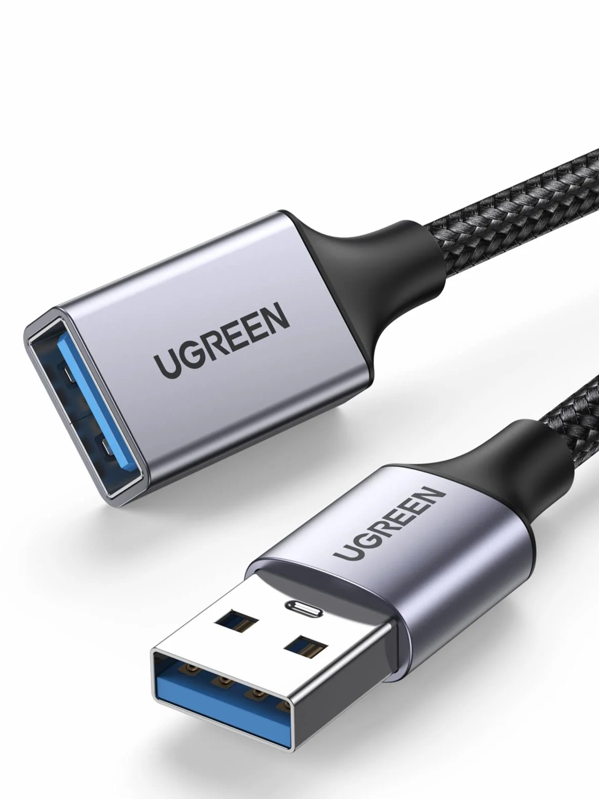 UGREEN Cavo Prolunga USB 3.0 Nylon 5Gbps Maschio Femmina Alluminio 1M
