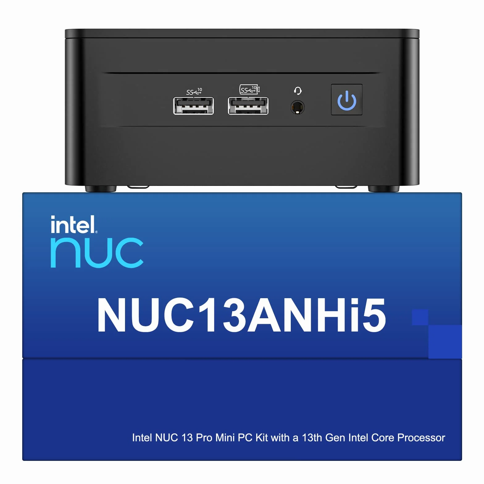 Intel NUC 13 Pro NUC13ANHi5 Arena Canyon Mini PC,i5-1340P, SENZA RAM, SENZA SSD, SENZA sistema operativo, mini computer per aziende, uffici domestici, supporto display quad 8K/4K/WiFi 6E/Thunderbolt 4