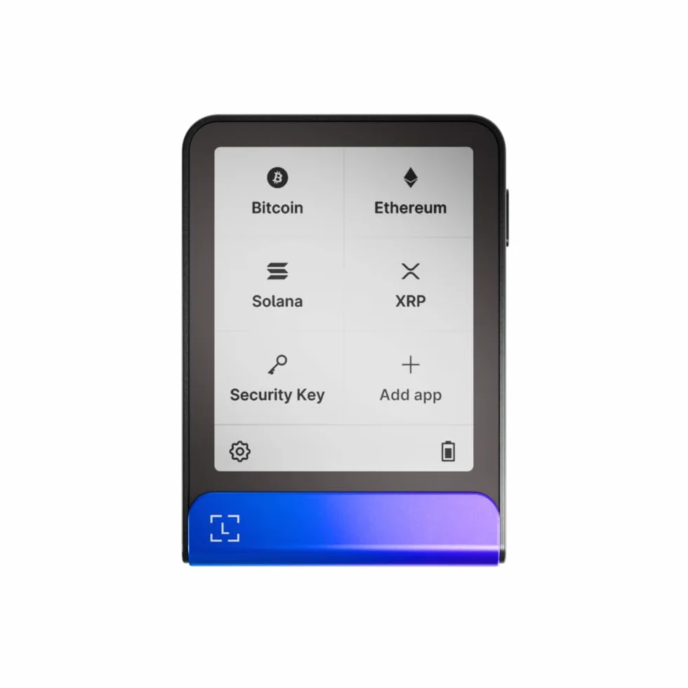 Ledger Flex - signer con touchscreen per criptovalute - gestisci in sicurezza i tuoi asset e la tua identità digitali con l'app Ledger Wallet (Blu nettuno)