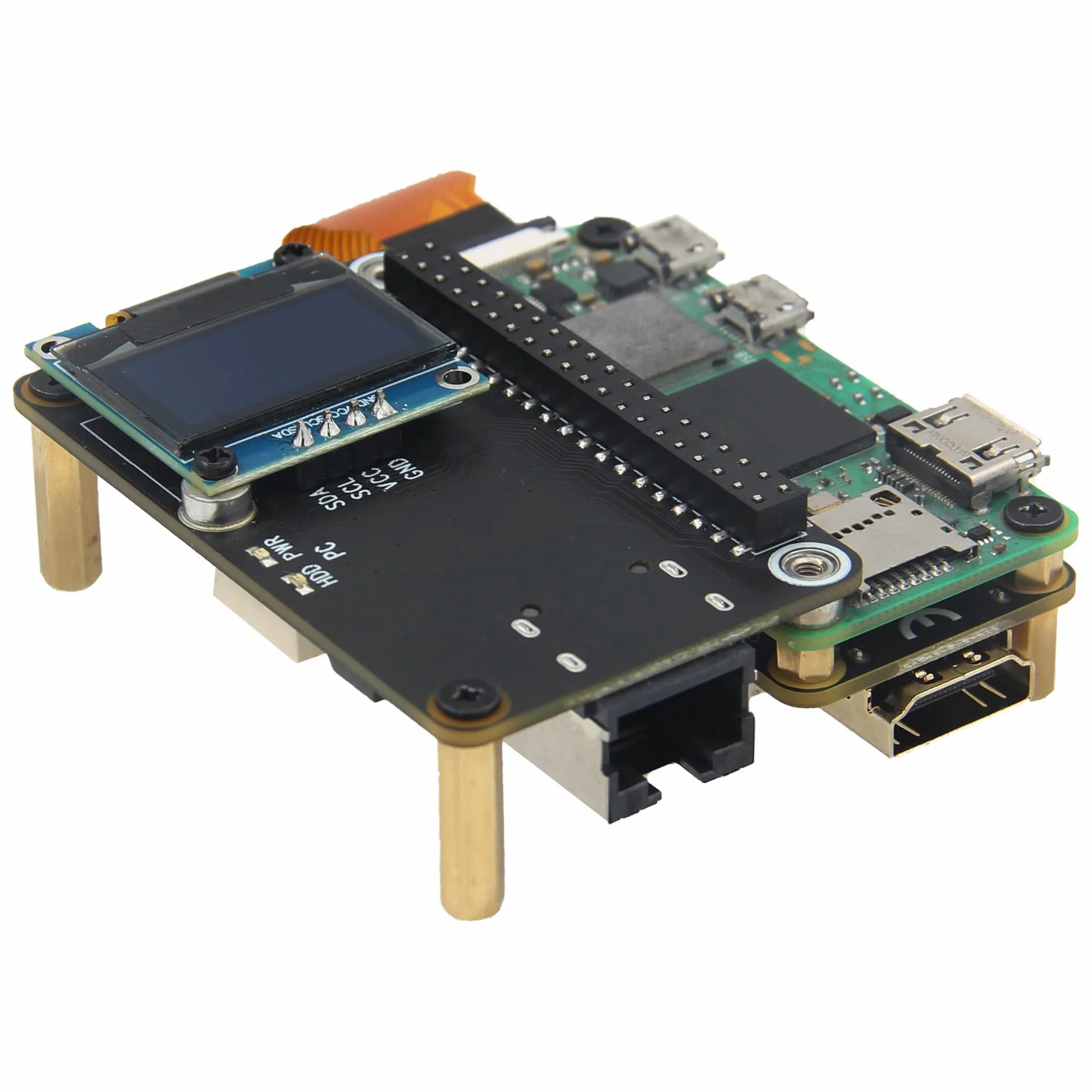 Geekworm KVM-A4 V2.0 Kit for Raspberry Pi Zero 2W KVM Over IP