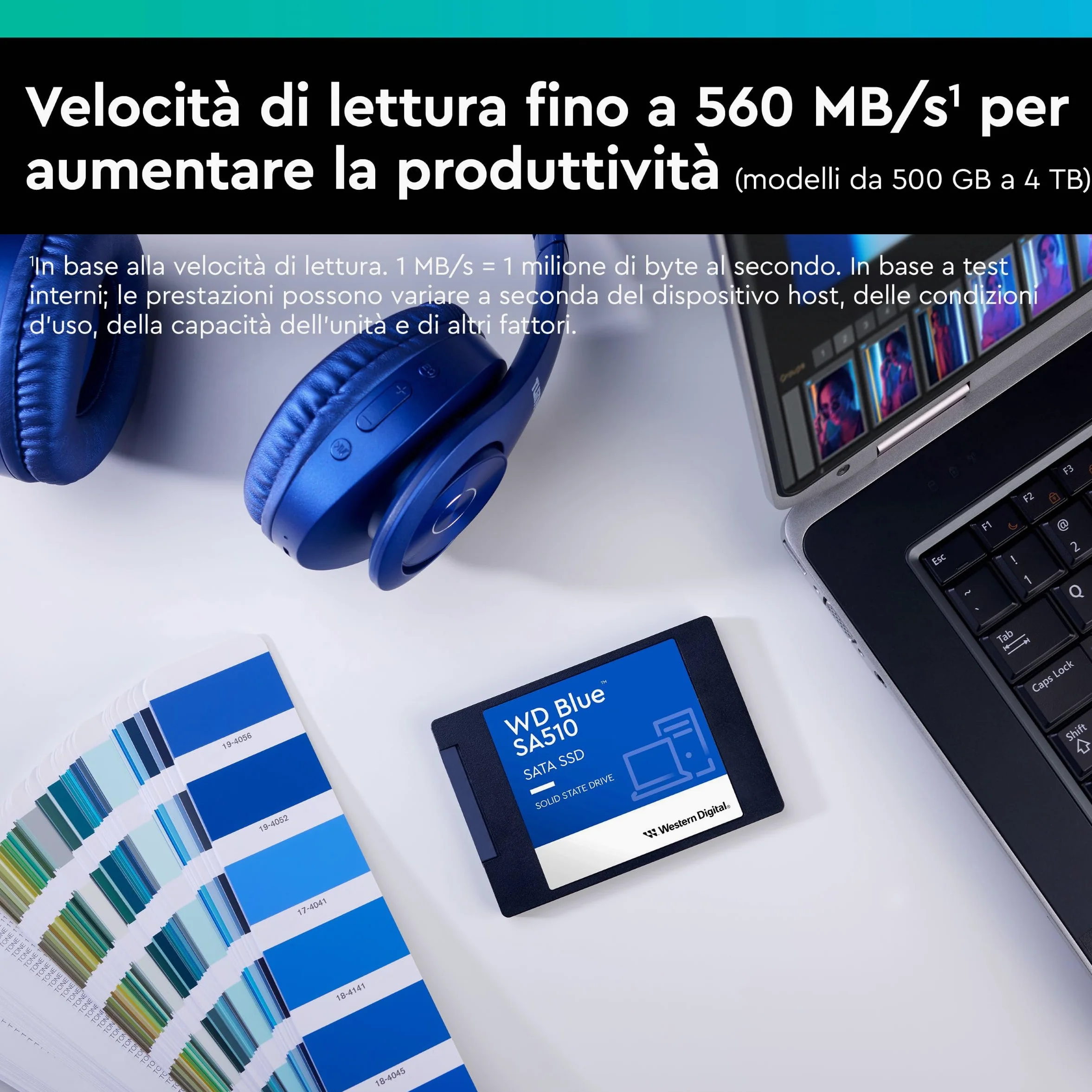 Western Digital Blue SA510 2.5" 2 TB Serial ATA III
