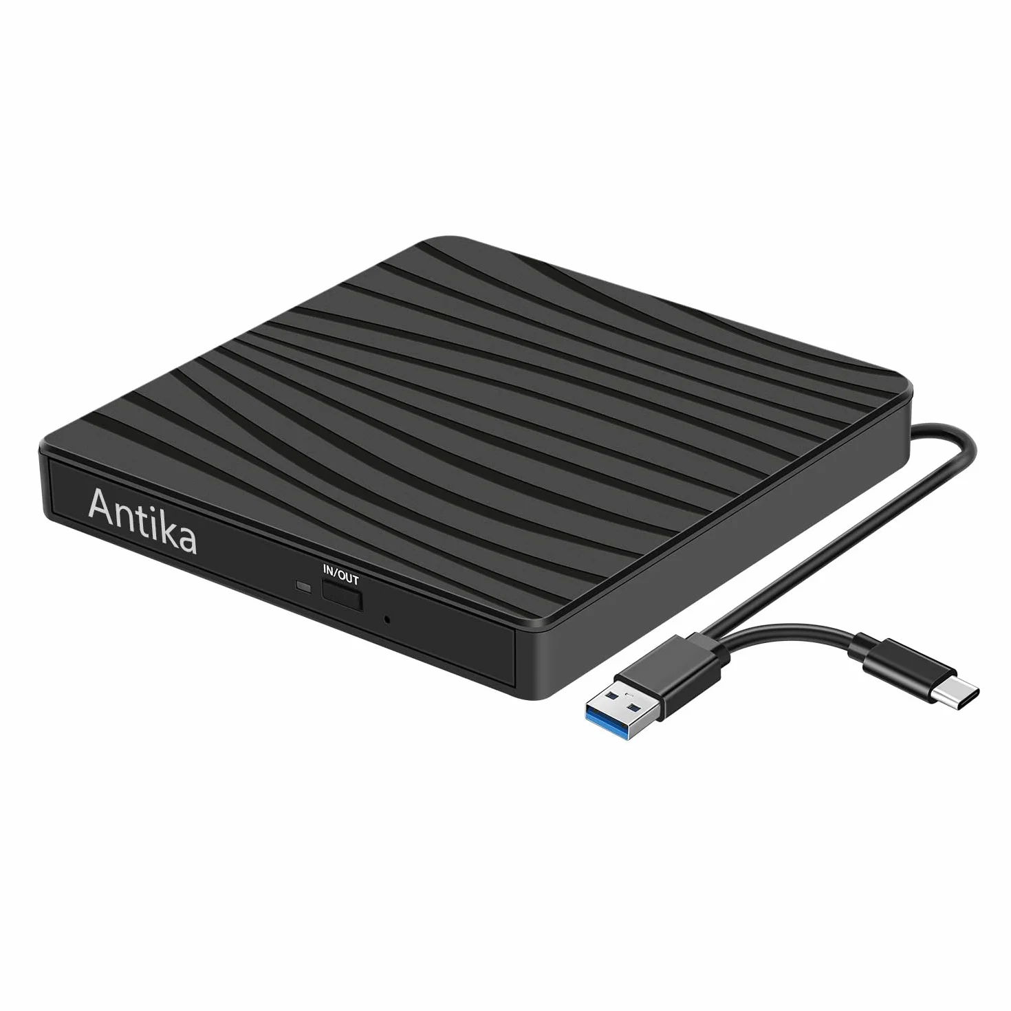 Unità DVD Esterna USB 3.0 Lettore CD DVD Portatile per Laptop PC Mac