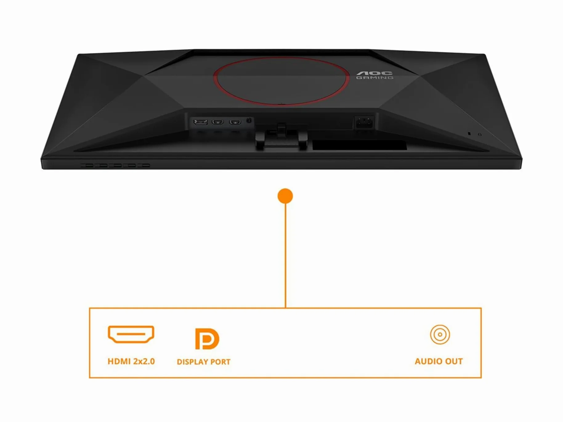 AOC Gaming Monitor Q27G42XE 27 pollici, 2560x1440, WQHD, 180Hz, Fast IPS Panel, 0.5ms MPRT, Speakers, (HDMI2x 2.0 DP 1x 1.4) Adaptive Sync, HDR10, G-Sync Compatible, Nero