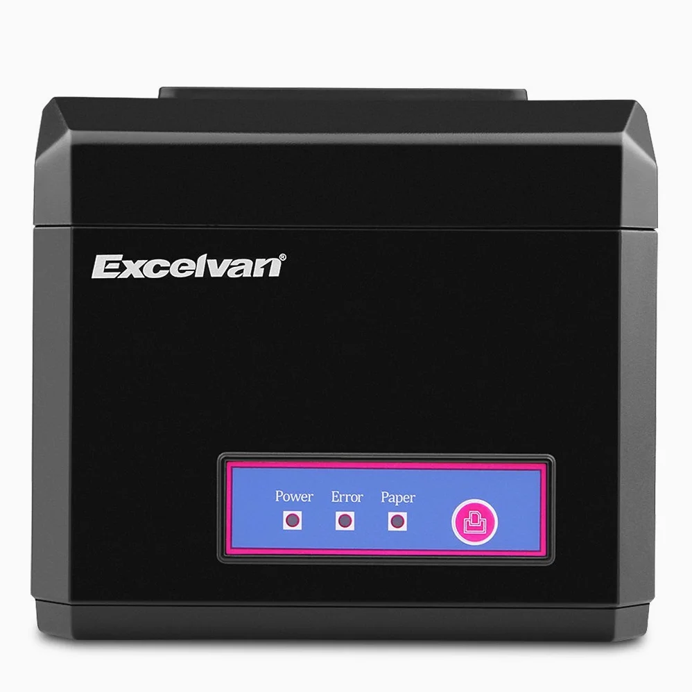 Excelvan Bluetooth 80MM Taglio Automatico Stampante Termica per Ricevute Stampanti a Matrice per Android, Windows, IOS