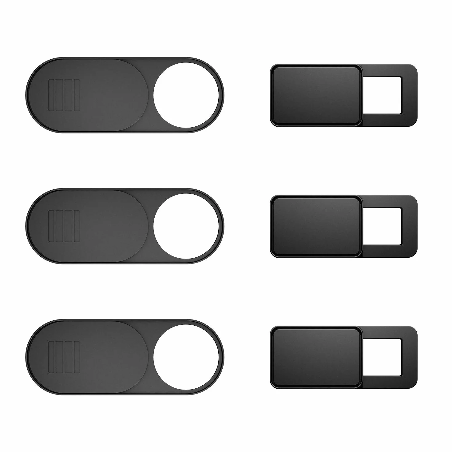 Copri Webcam Ultra-sottile per Laptop, iMac, MacBook Pro, Nero (6 Pezzi)