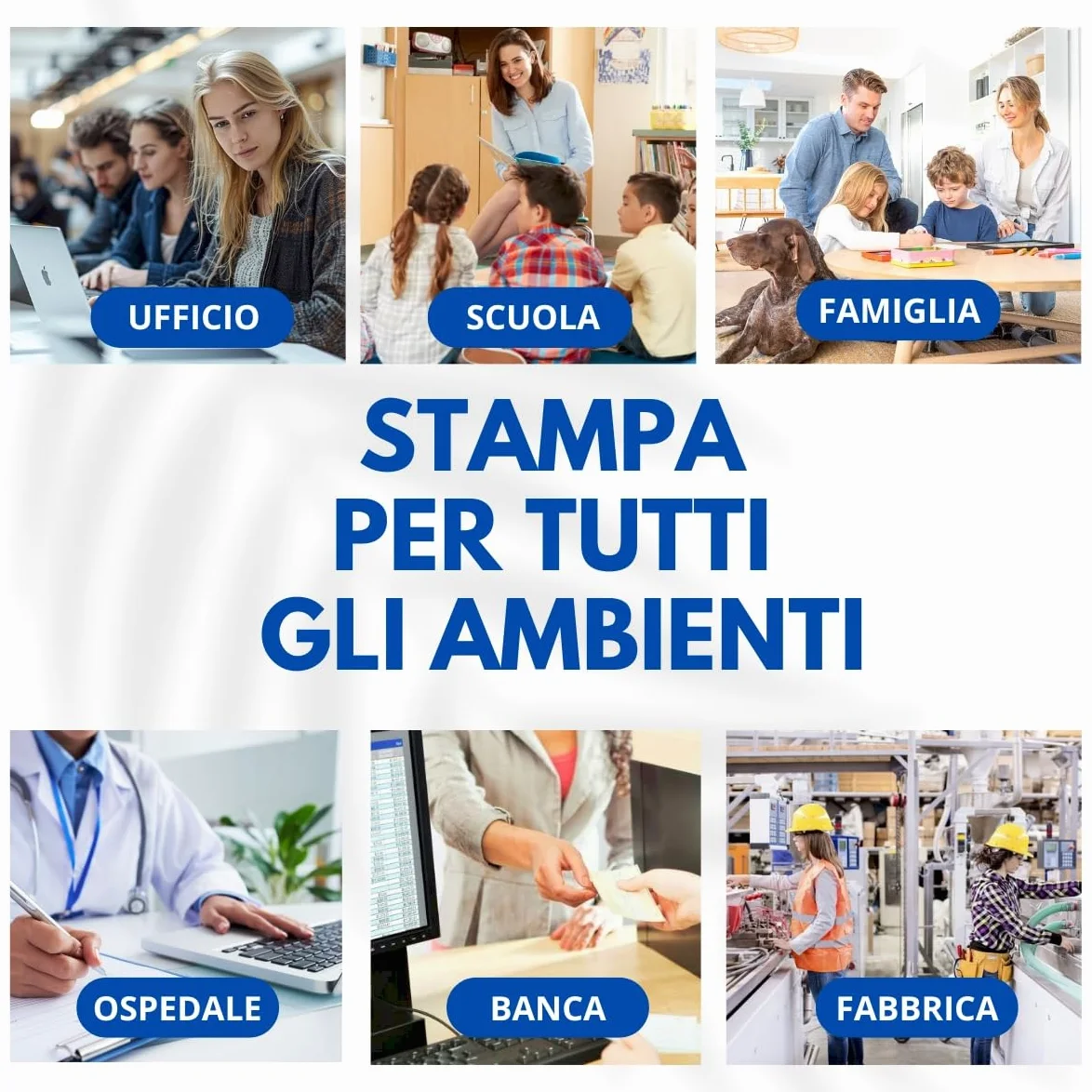 ECOPRO - Supporti Originale per le stampanti OKI Business Card formato A4 270gr mq pre-fustellati - Bianco - da 50 fogli A4 - Cod 9002985