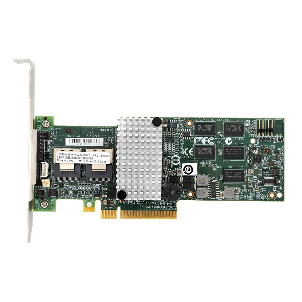per LSI 9260-8i M5015 46M0851 Scheda array SATA/SAS PCIe x8 6Gbps 【S】, M5015 Megaraid 9260-8i Controller SATA/SAS RAID 6G PCIe x8 per LSI 46M0851
