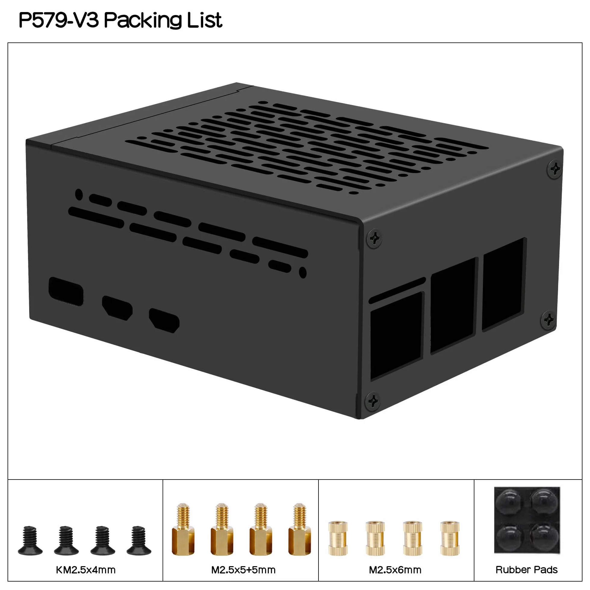 Geekworm X1004 PCIe to Dual M2 NVMe SSD 2280 Shield with Case & Power Adapter for Raspberry Pi 5