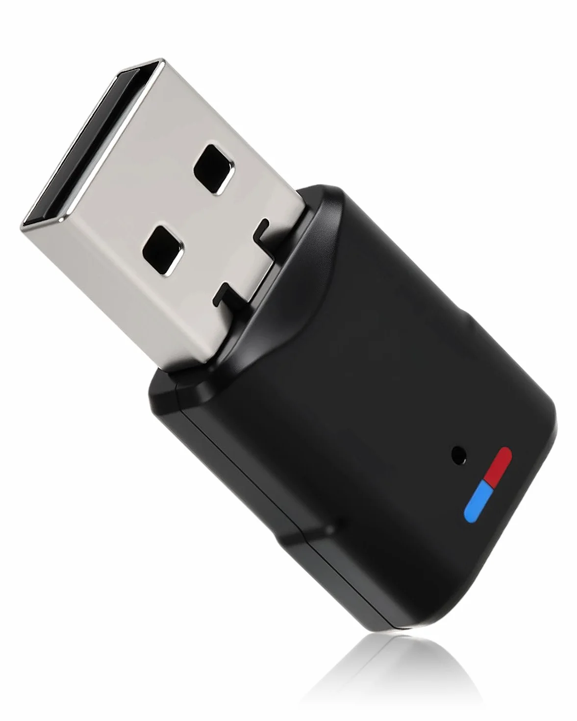 Adattatore USB Bluetooth 5.3 per PS4/PS5/PC/Switch Console, Audio Dongle Bluetooth 5.3 Chiavetta Adattatore USB 3 Mbit/s Trasmettitore Ricevitore Bluetooth Bassa Latenza per Windows/Cuffie