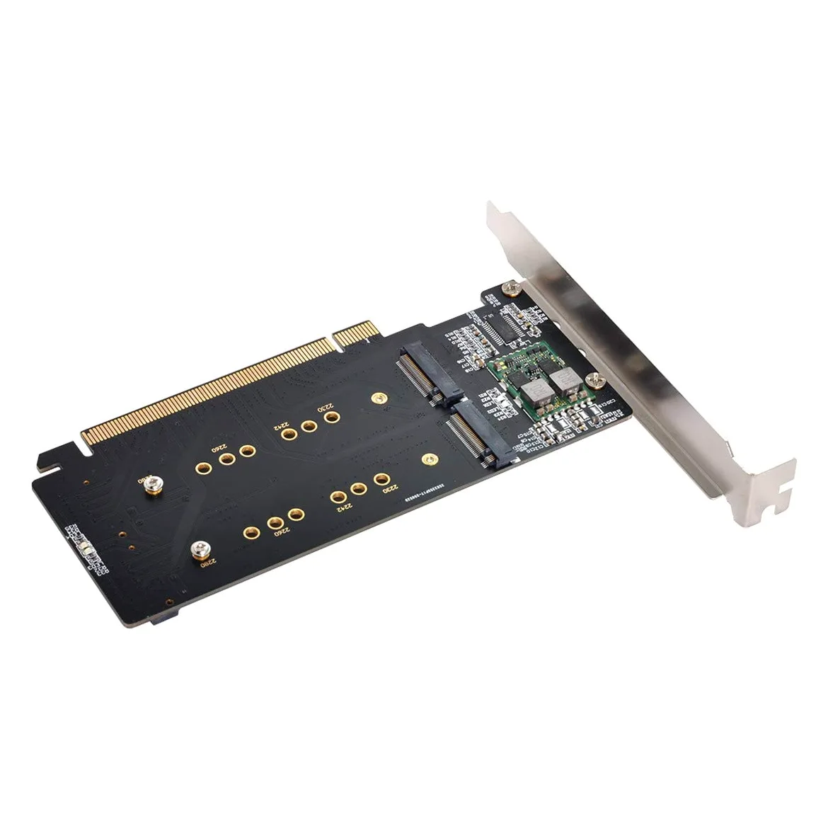 Cablecc 4 schede RAID NVME M.2 AHCI a PCIE Express 3.0 Gen3 X16 VROC Raid0 Hyper Adapter
