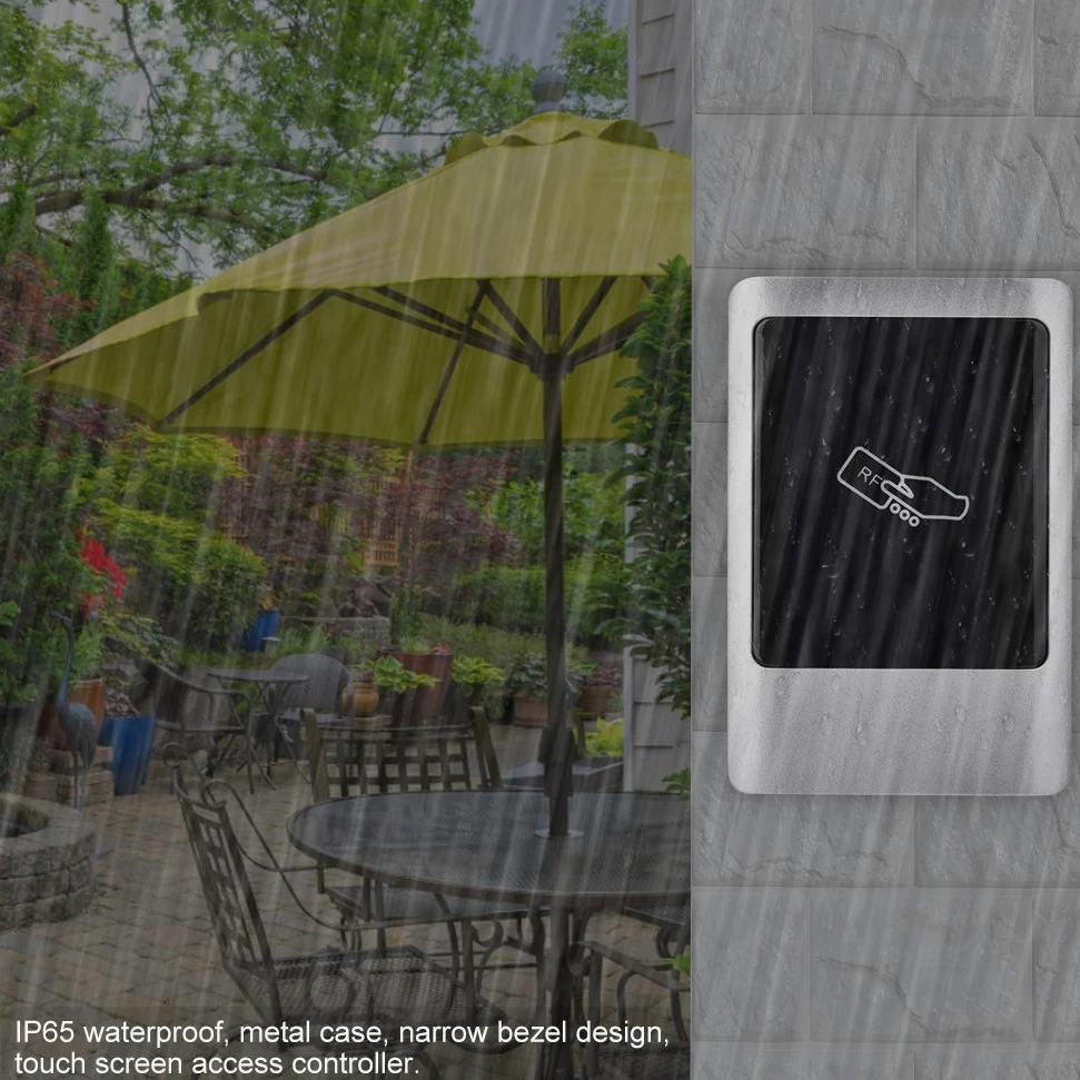 Controller di accesso per lettore di schede impermeabile esterna RFID Gestione dell'accesso alla porta Wiegand Supporto per smart card 1000 per porta singola(ID)
