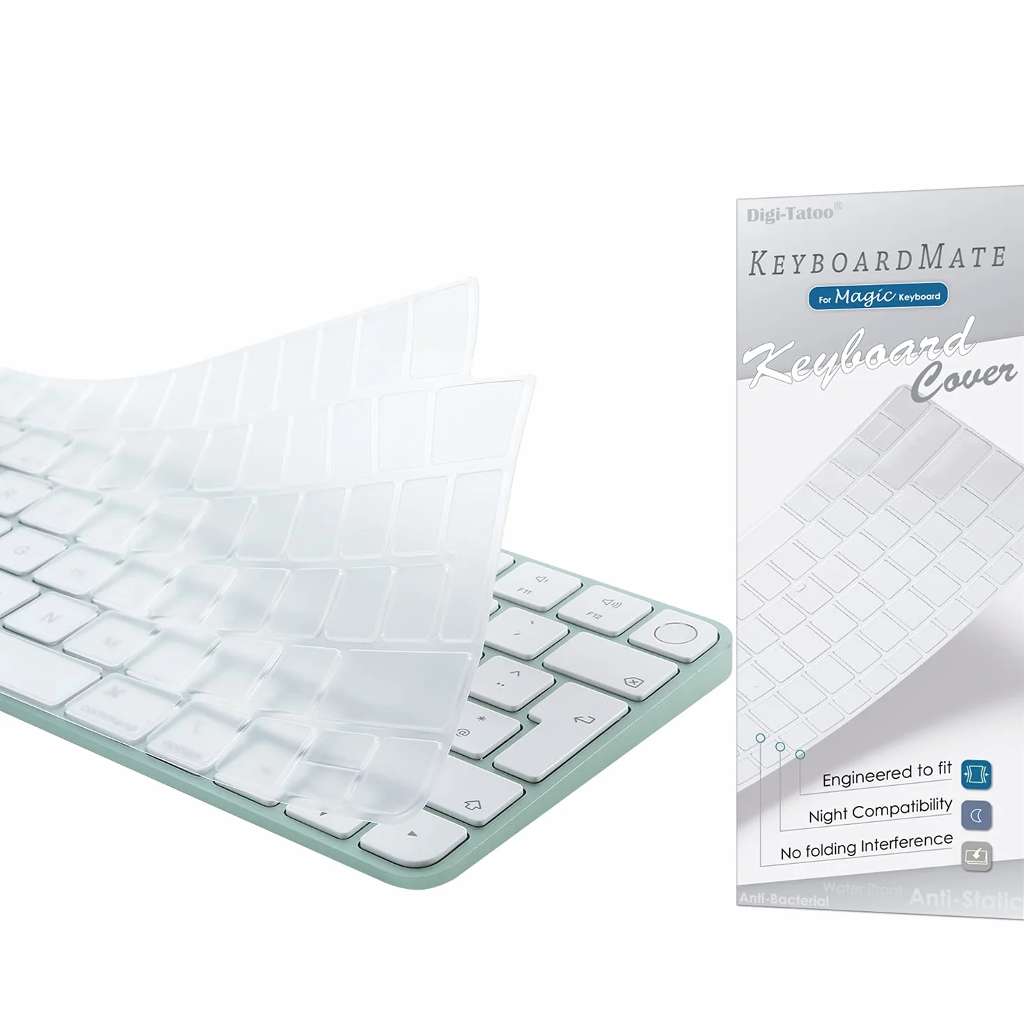 Custodia con tastiera per Ultimo rilascio 2024 Magic Keyboard for Mac(A3118/A3203)/ 2021 Imac Magic keyboard (A2449/A2450) Europa/Italia- Protezione protettiva,