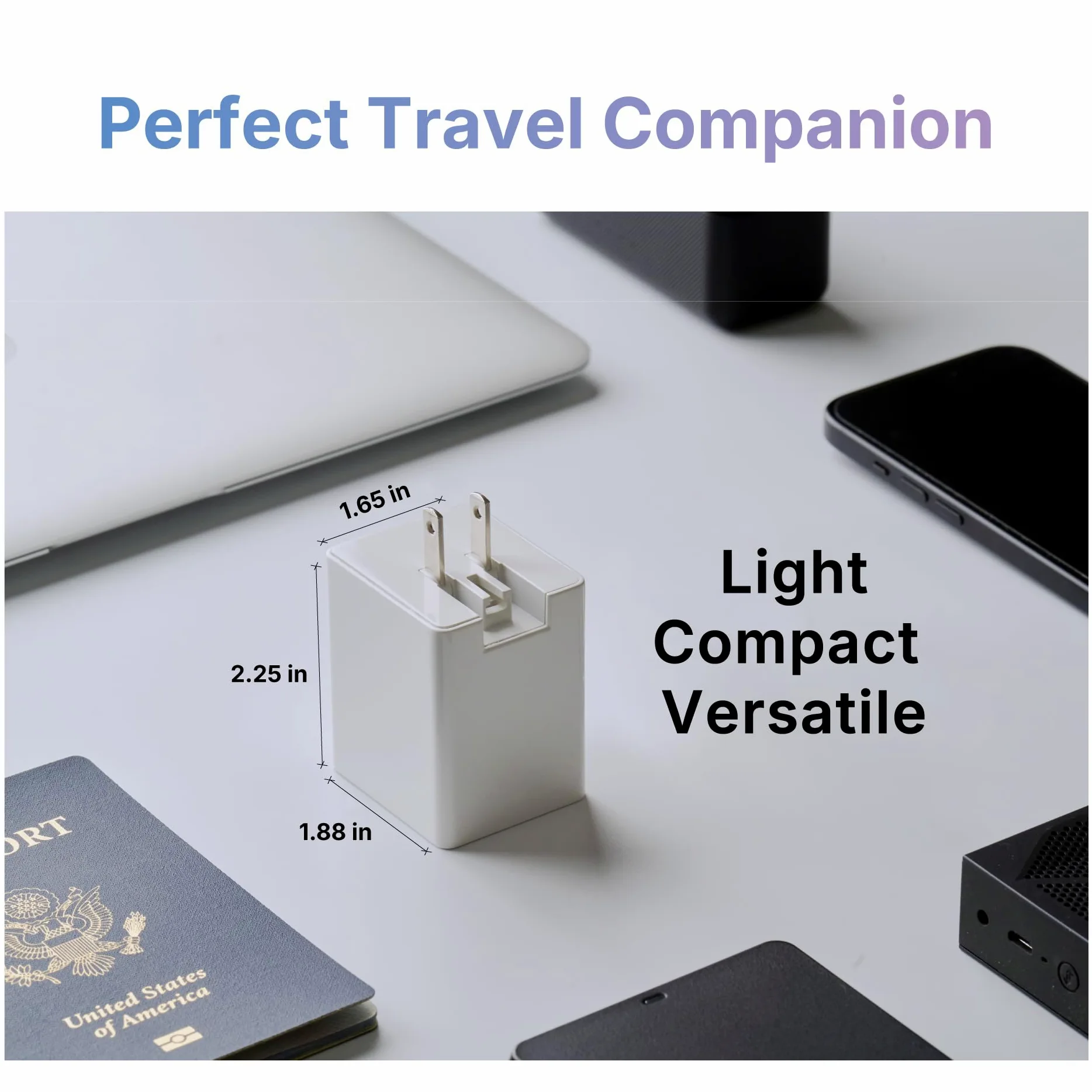 Caricabatterie USB-C iPhone Flash Drive: 65 W ricarica rapida, 256 GB certificato Apple MFi per iPad, Android, laptop, MacBook, archiviazione di backup, memoria esterna, adattatore di