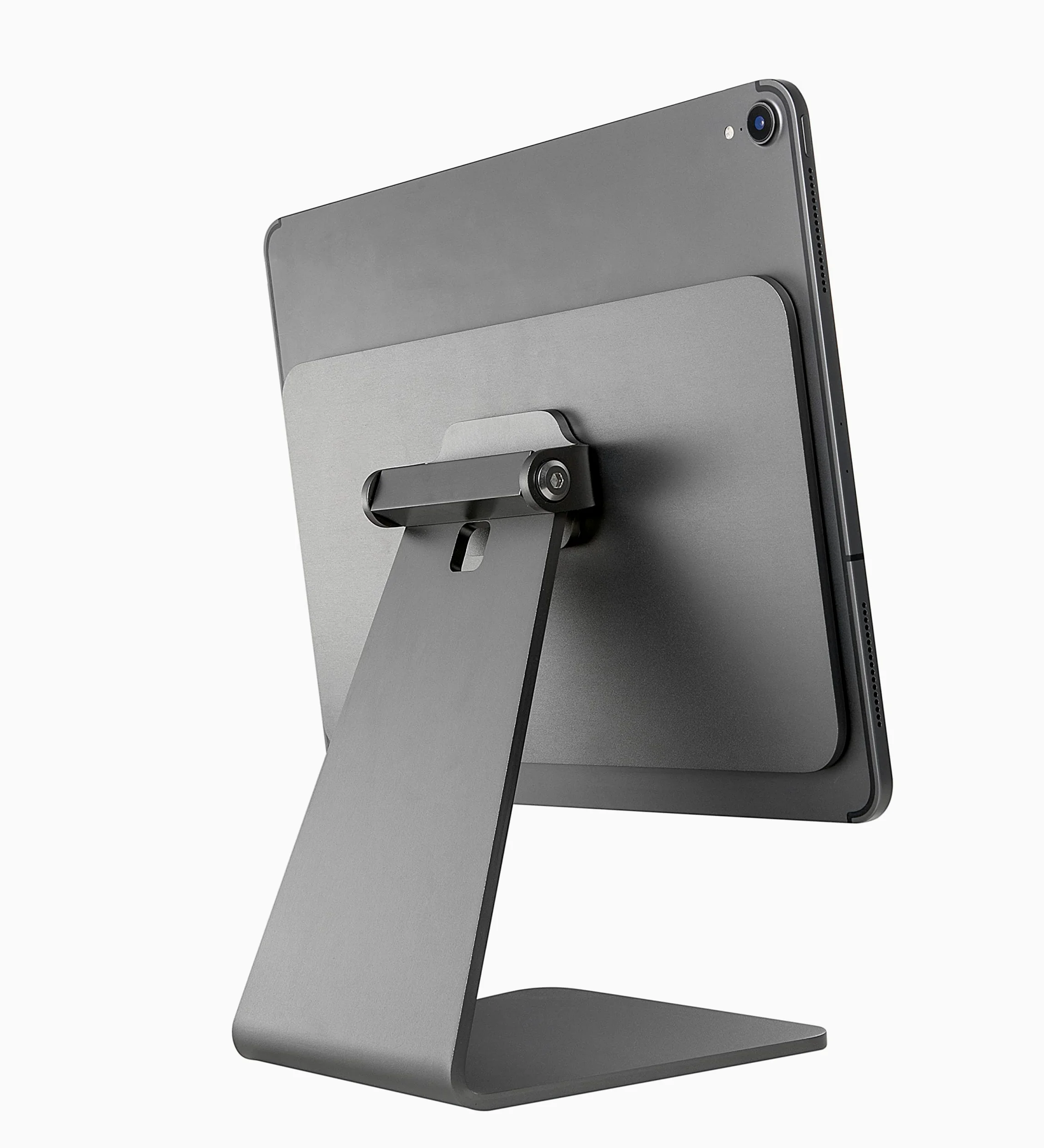 Supporto per iPad Pro 12,9''/iPad Air 13'', Staffa portasupporto regolabile in altezza magnetica per Apple iPad Air 13'' e iPad Pro 12,9'' 3ª/4ª/5ª/6ª generazione - Grigio