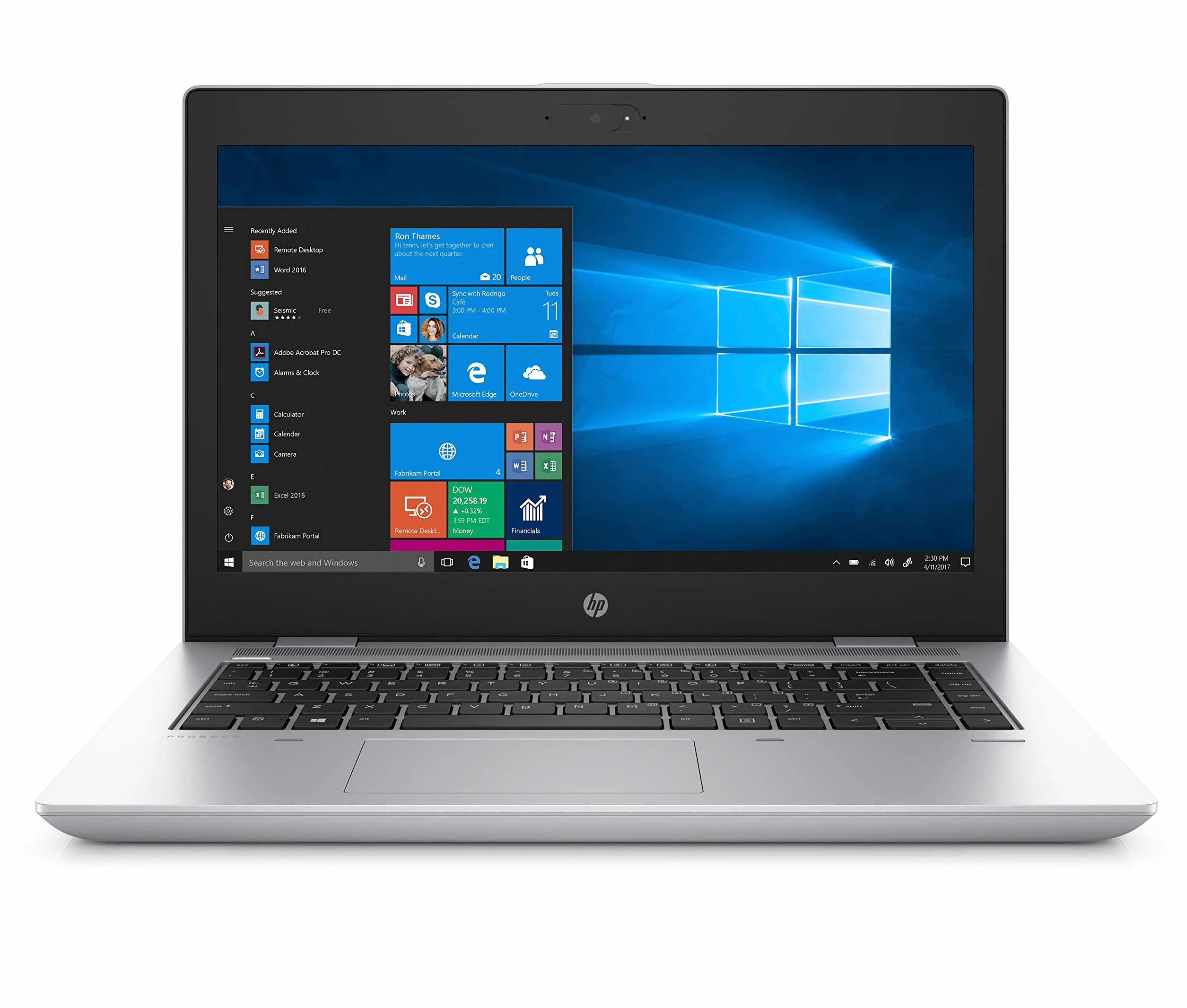 HP ProBook Pc Portatile Notebook Intel i5 8th, Ram 16Gb, SSD 256Gb, Display da 14", WiFi, BT, Cam, Windows 11 Pro + Libre Office (Ricondizionato)
