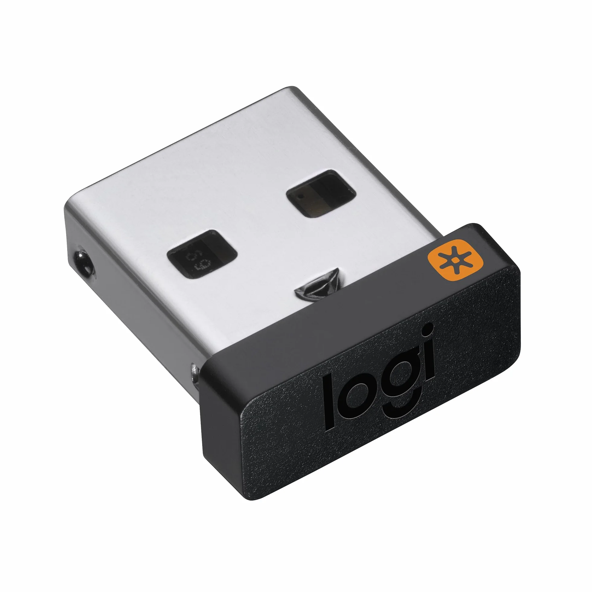 Logitech Ricevitore USB Unifying, tecnologia wireless a 2,4 GHz, connettore USB compatibile con tutti i dispositivi Unifying come mouse e tastiera wireless, PC/Mac - Nero