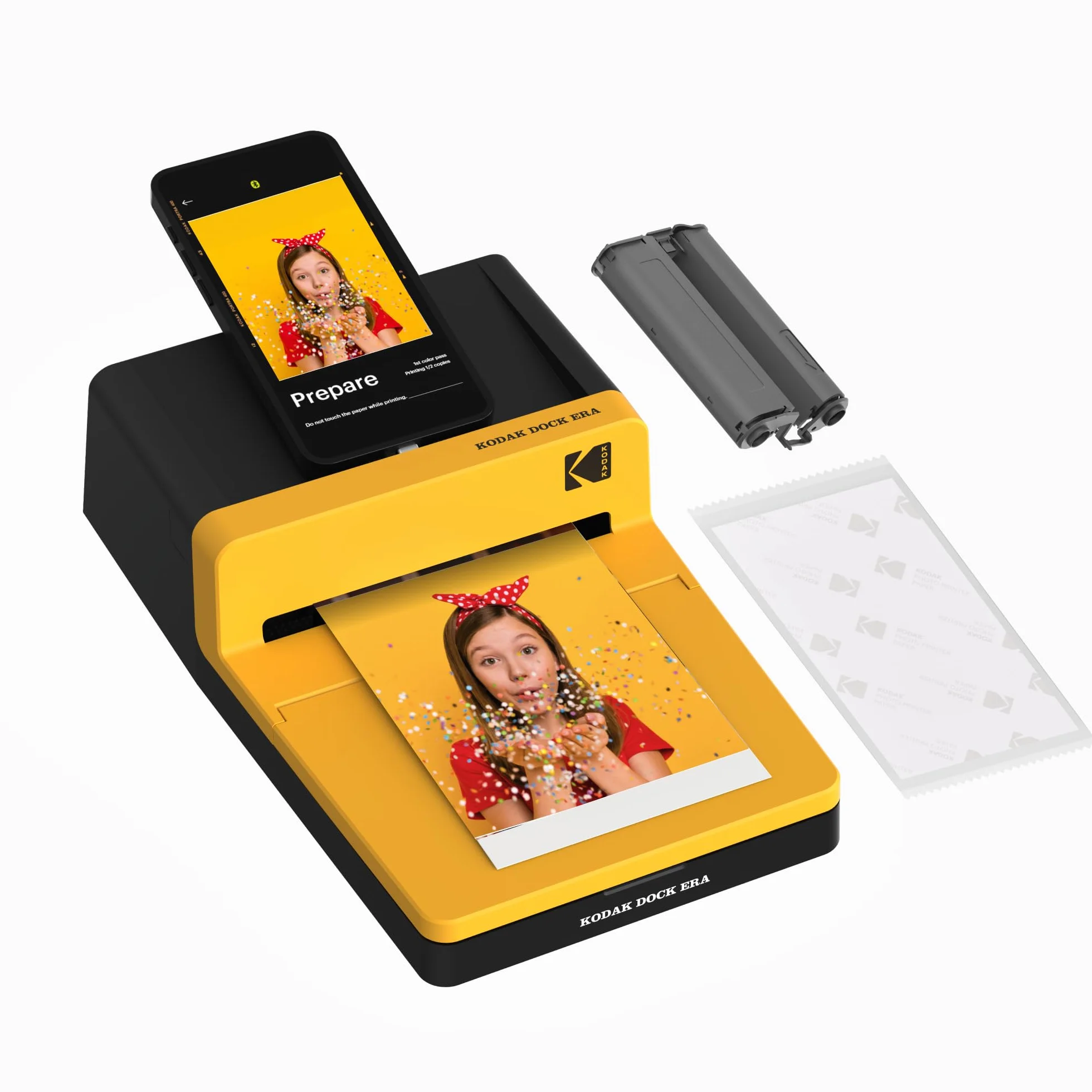 KODAK Dock Era Stampante Fotografica 10x15 cm, Bluetooth, Smartphone, Sublimazione 4PASS