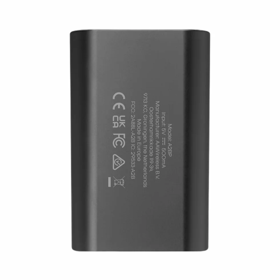 AAWireless Two+ Android Auto e Apple Carplay 2 in 1 - Connessione wireless tramite Bluetooth e WiFi - Adatto per iOS 10+ e Android 11+ - Pulsante multifunzione - Prodotto in Europa