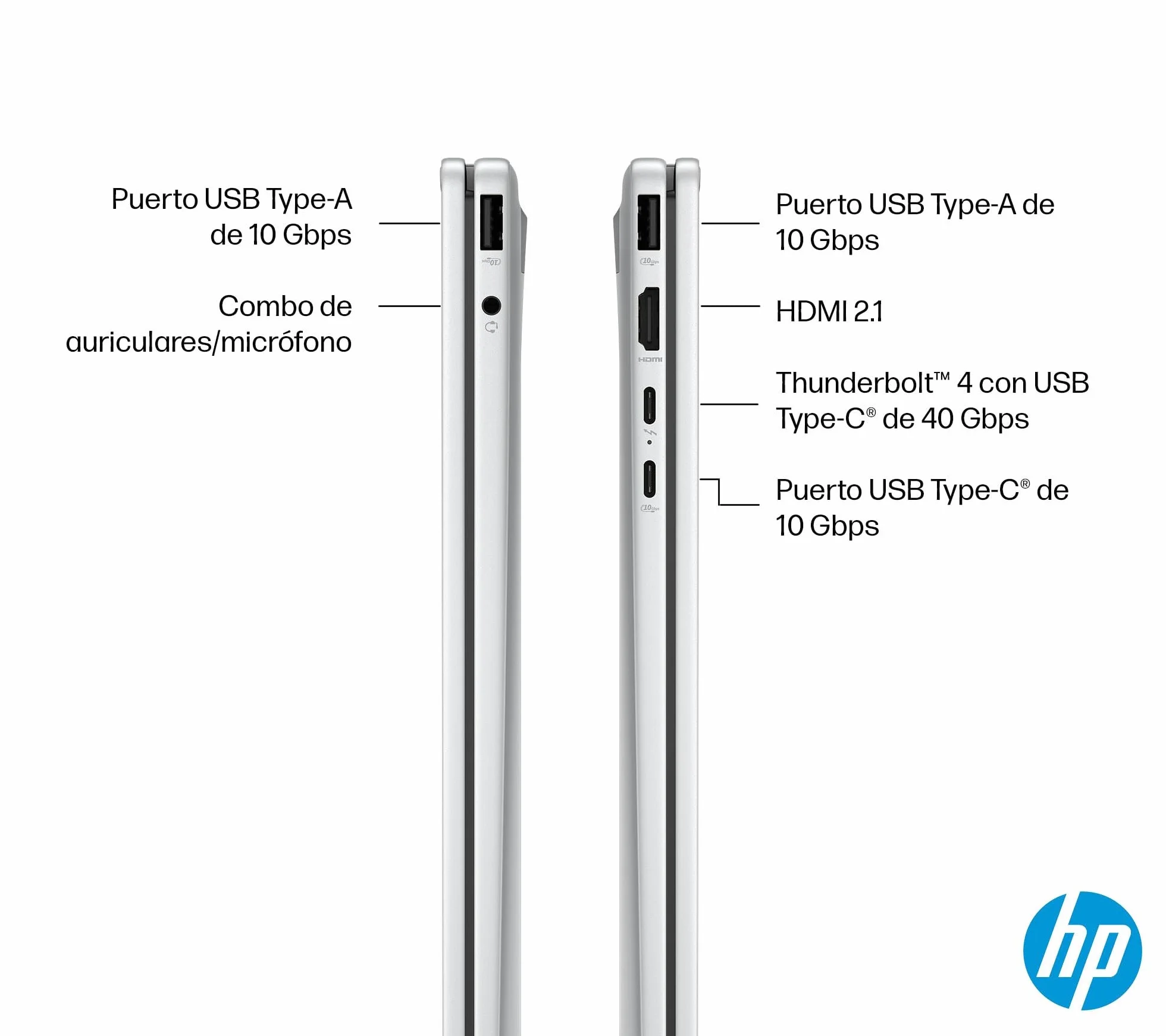 HP Omnibook X Flip Convertible Laptop 40,6 cm (16") Touch screen OLED 3K (Intel Ultra 7-258V EVO, 32 GB RAM, 1TB SSD, Intel ARC Graphics, Windows 11 Home, WiFi 7) Argento Spagnolo