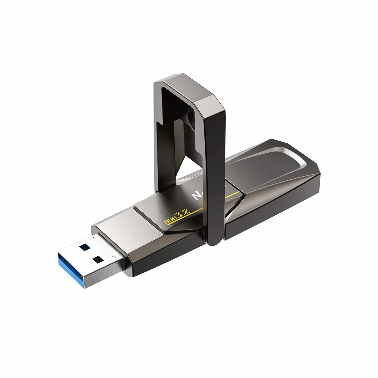 Netac US5 256GB Solid USB State Drive Portatile Esterno USB SSD Type-c e USB 3.2 Doppia Interfaccia Velocità fino a 550MB/s