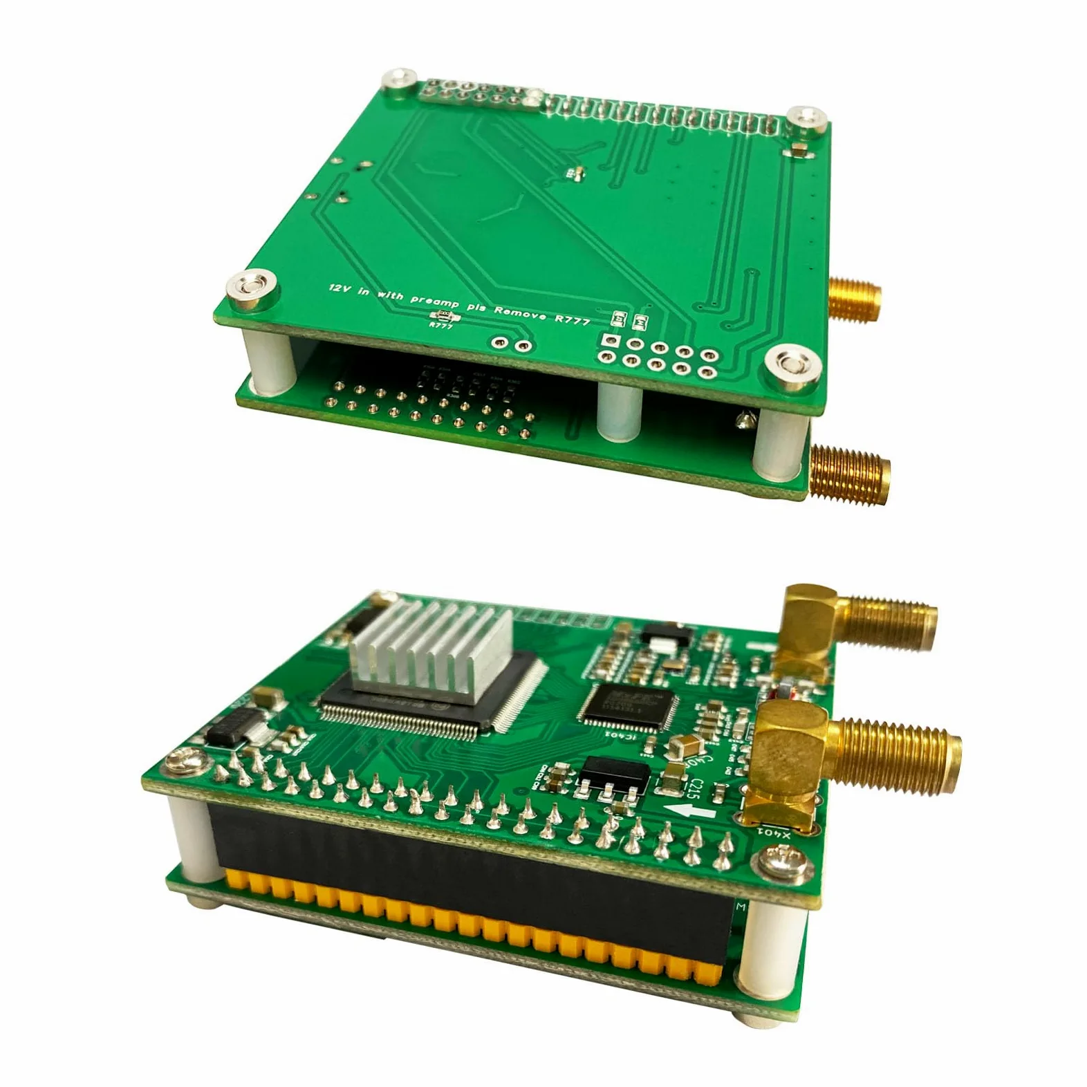 SDR Radioberry Juice Scheda USB a USB Adapt Board Juice per Raspberry Pi - Scheda radio dispositivi analogici AD9866 e 10CL025 12-bit Broadband Modem