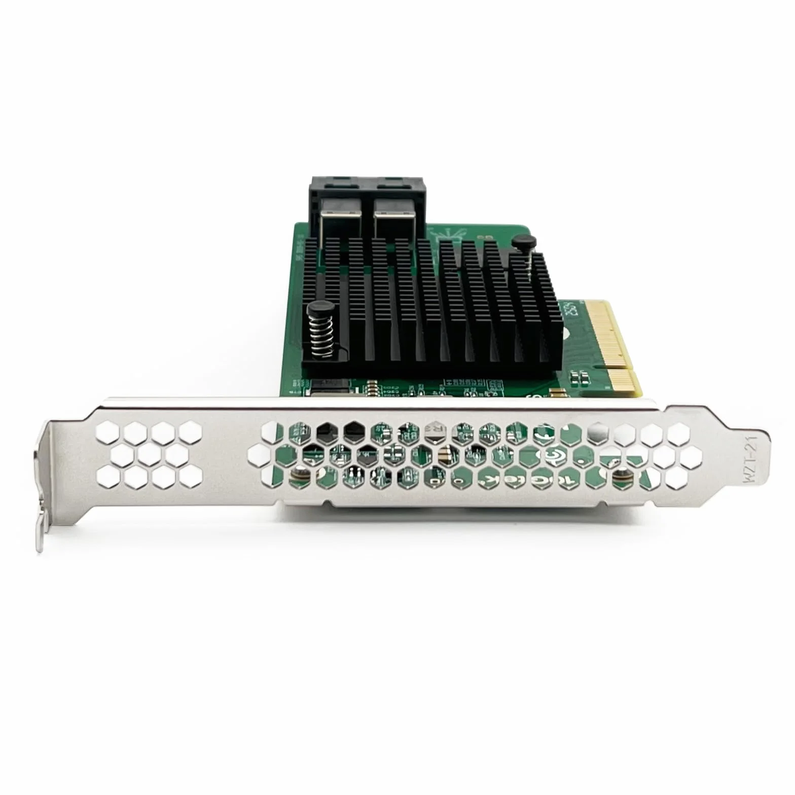 Scheda controller PCIe interno 12G, scheda HBA SATA+SAS a 8 porte 12Gb/s, chip 3008 di Broadcom, PCI Express 3.0 X8, 2 porte mini SAS SFF-8643, come 9300-8I con staffa a basso profilo