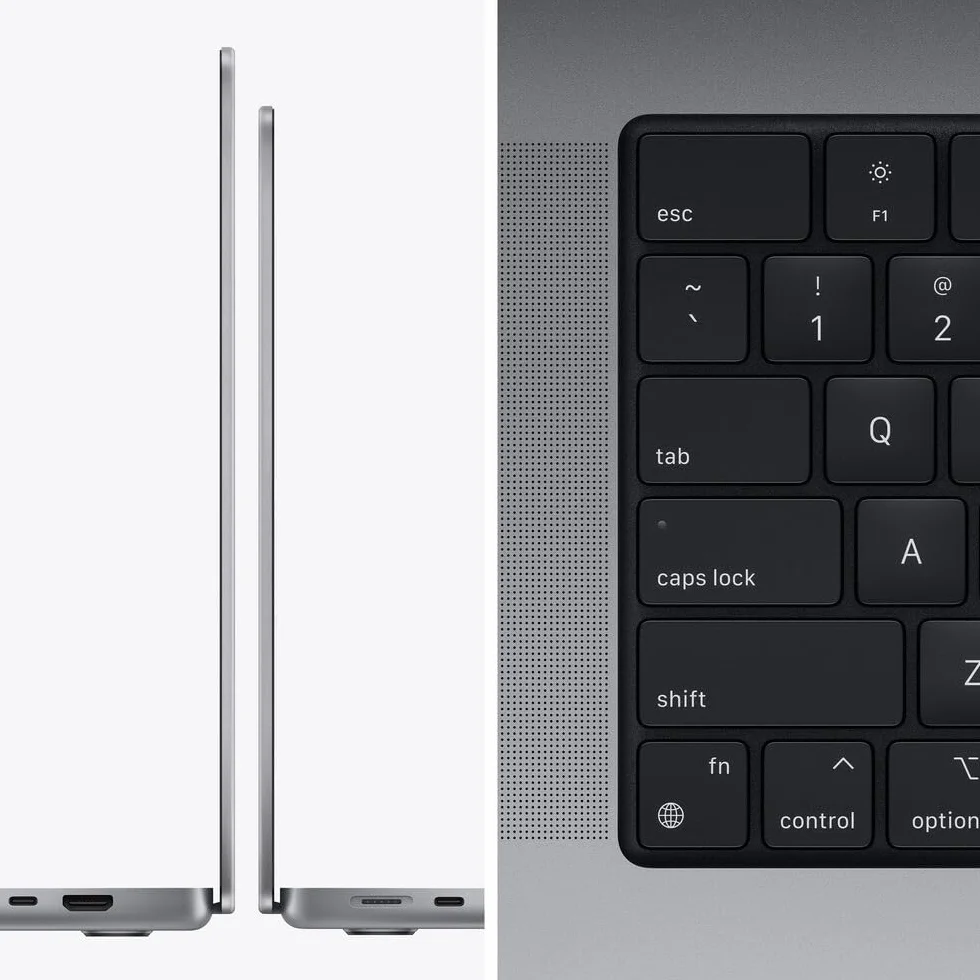 2021 Apple MacBook Pro con Apple M1 Pro Chip (16-pollici, 16GB RAM, 512GB SSD di Memoria) (QWERTY Italian) Grigio siderale (Ricondizionato)