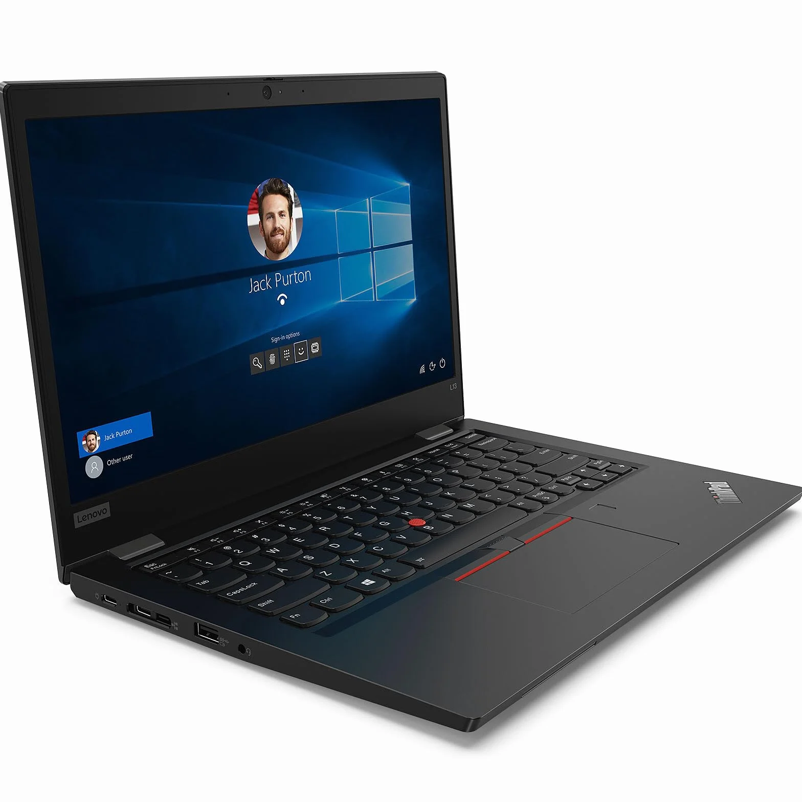 Lenovo Thinkpad L13 Gen 2 - Notebook da 13,3 FHD pollici, Intel Core i3-1115G4, 4 GB RAM, SSD da 256 GB, tastiera giapponese, Windows 11 Pro (ricondizionato)