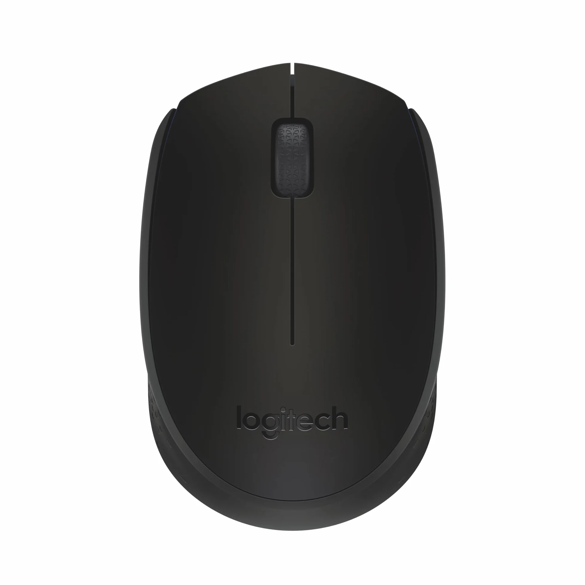 Logitech M171 Mouse Wireless per PC, Mac, Laptop, 2,4 GHz con Mini Ricevitore USB, Tracciamento Ottico, Durata della Batteria di 12 mesi, Ambidestro - Nero