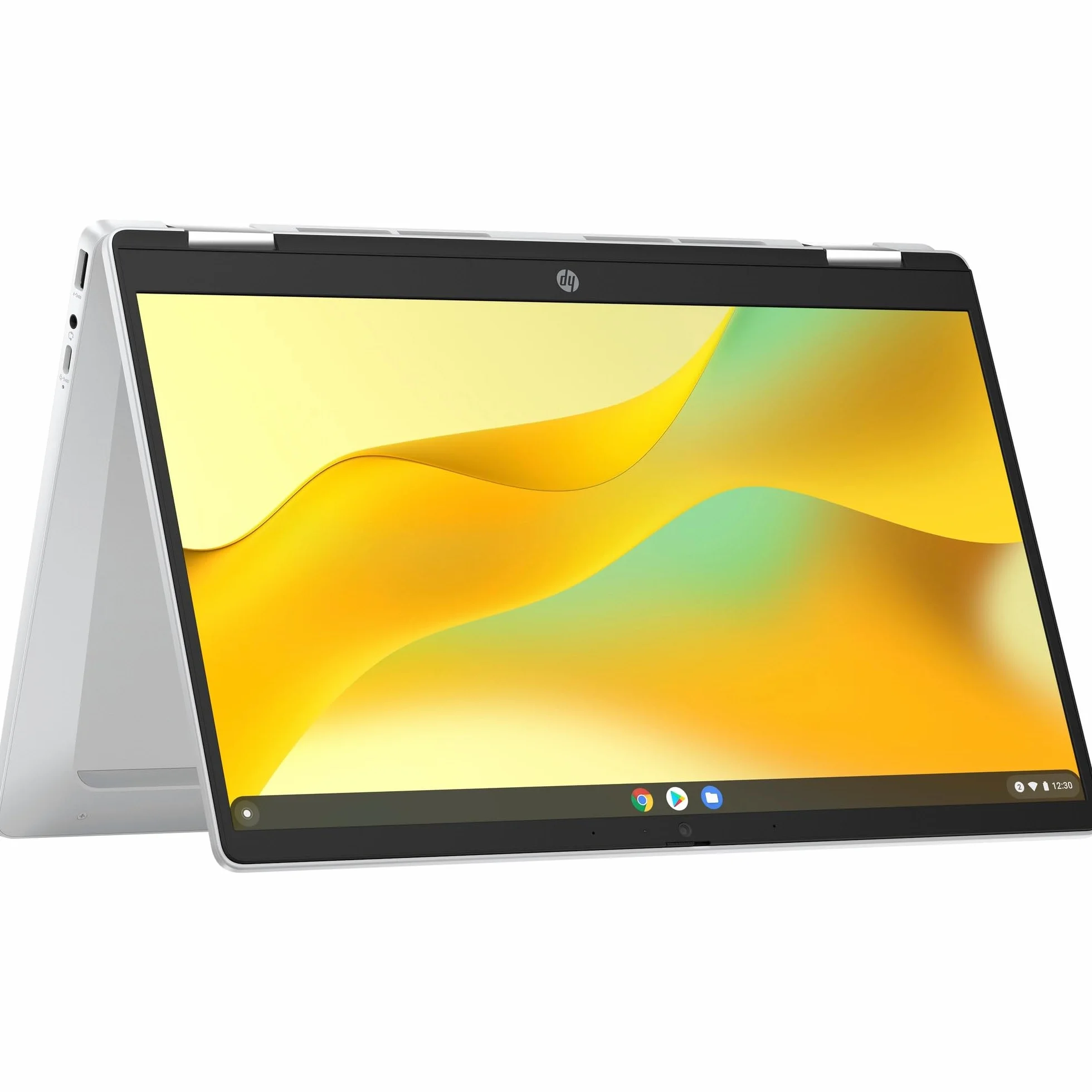 HP Chromebook x360 14b-cd0001sl Intel Celeron N100 4GB RAM 128GB eMMC 14" FHD Touch Laptop Argento