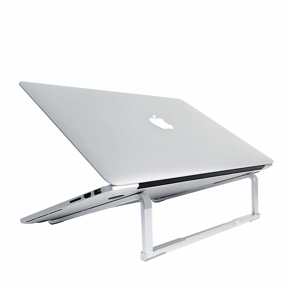 MMOBIEL Supporto PC Portatile Pieghevole - Supporto per Laptop da 10 a 18 pollici - Ventilato per Laptop Universale da Scrivania Compatibile con MacBook, ASUS, Acer e altro – Alluminio