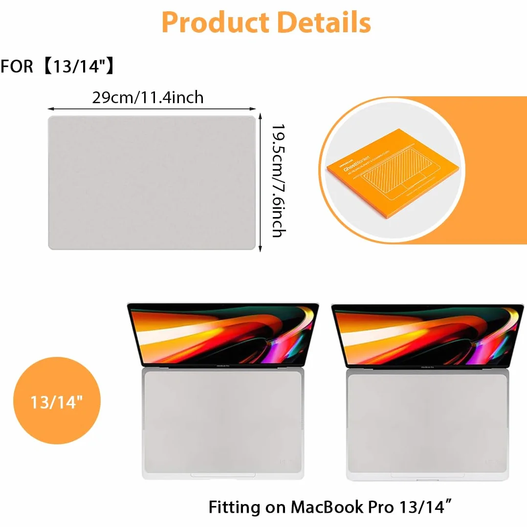 Pulisci Schermo, Screen Protezione Tastiera Fodera in Microfibra e Panno di Pulizia, compatibile con MacBook Air 13"/14"