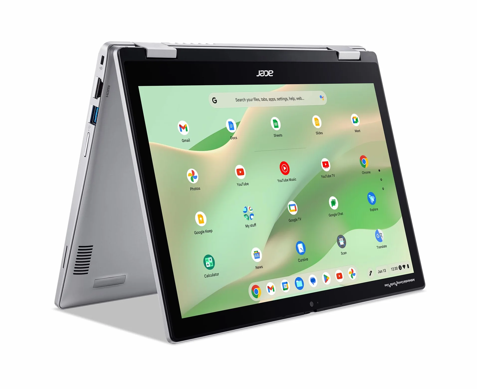 acer Chromebook Spin 312 CP312-1HN-34Z7 - Computer portatile convertibile Intel Core i3-N305 da 12,2" WUXGA IPS Corning Gorilla Glass Touch Display | 8GB LPDDR5 | 128GB eMMC | Wi-Fi 6E | Webcam Full