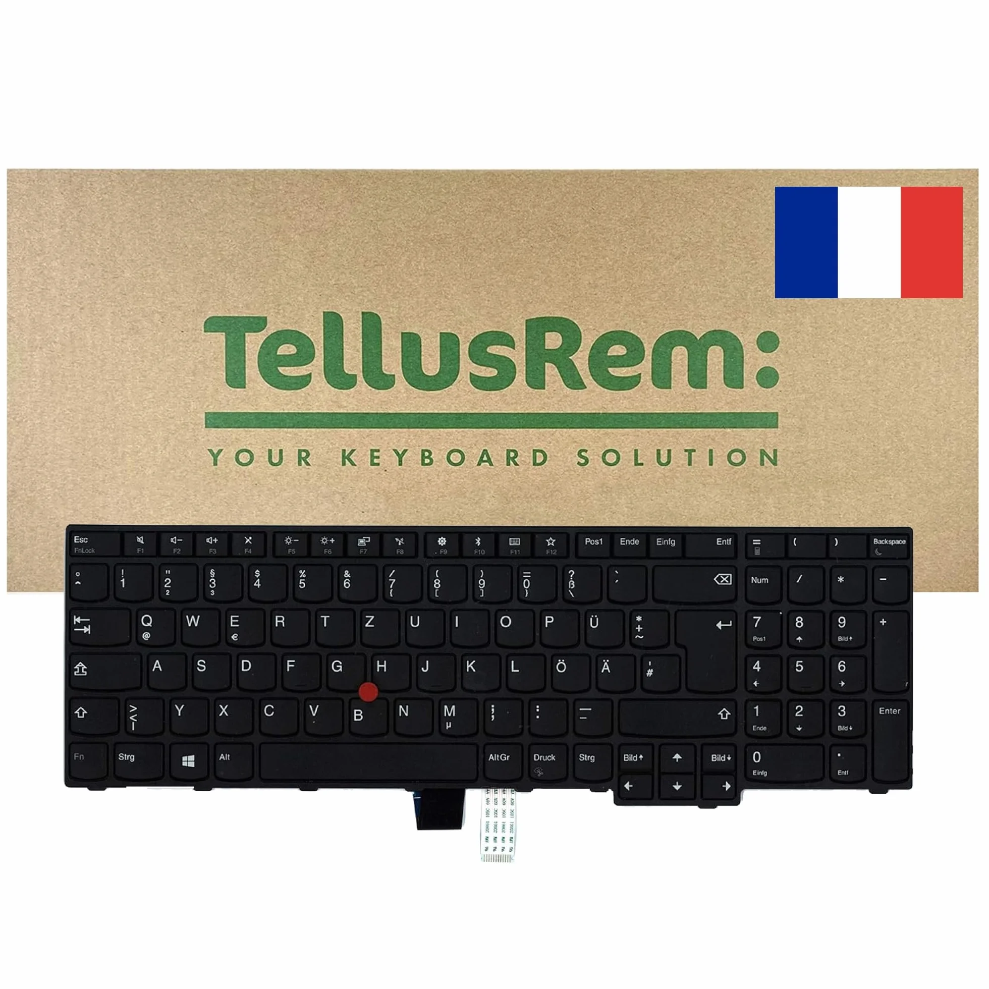 Lenovo ThinkPad E570 E575 E570C Klawiatura Francuska Niepodświetlana Zastępcza