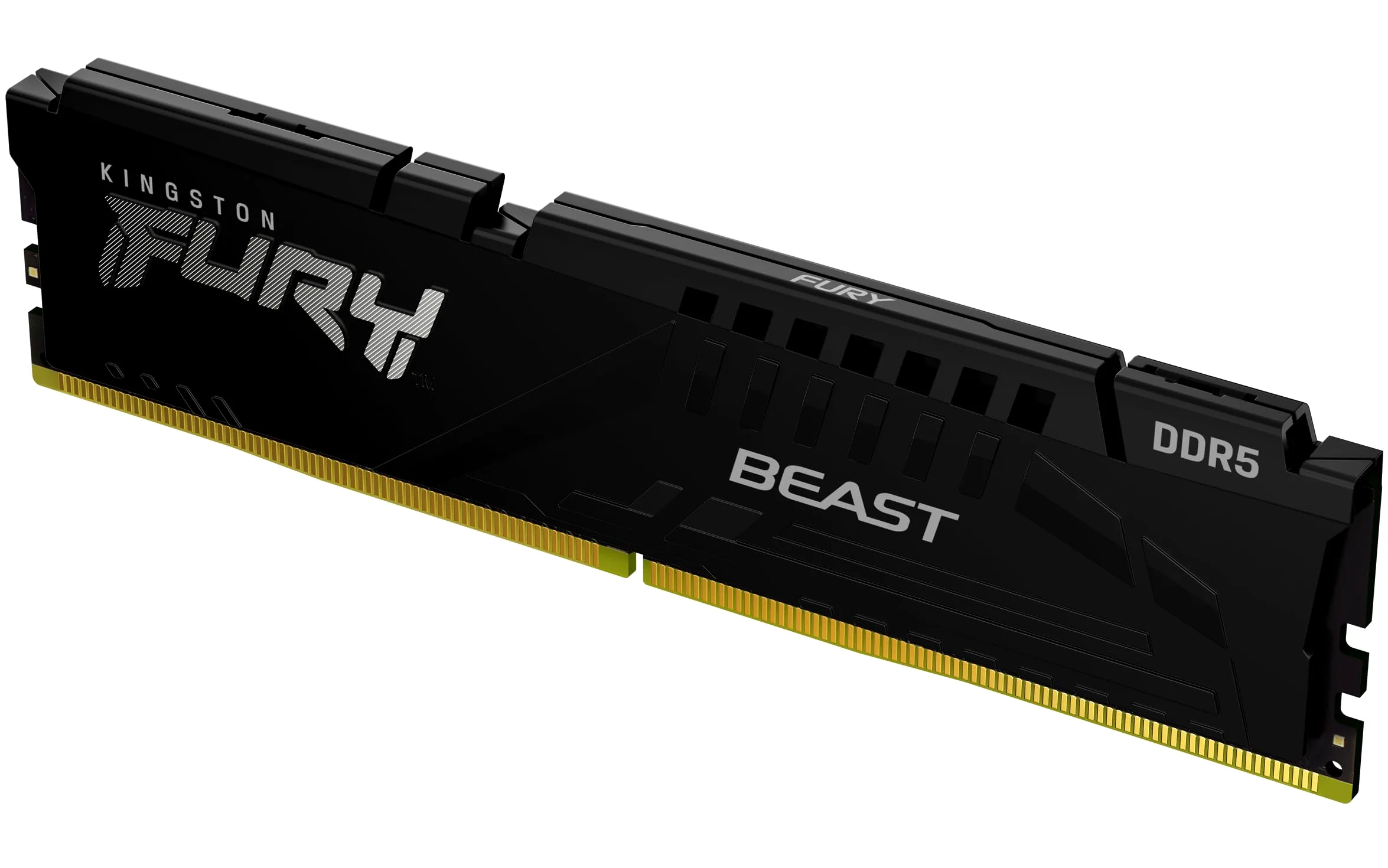 Kingston FURY Beast Nero DDR5 16GB 6000MT/s CL36 DIMM Memoria Gaming per Computer Fissi Modulo Singolo AMD EXPO e Intel XMP - KF560C36BBE2-16
