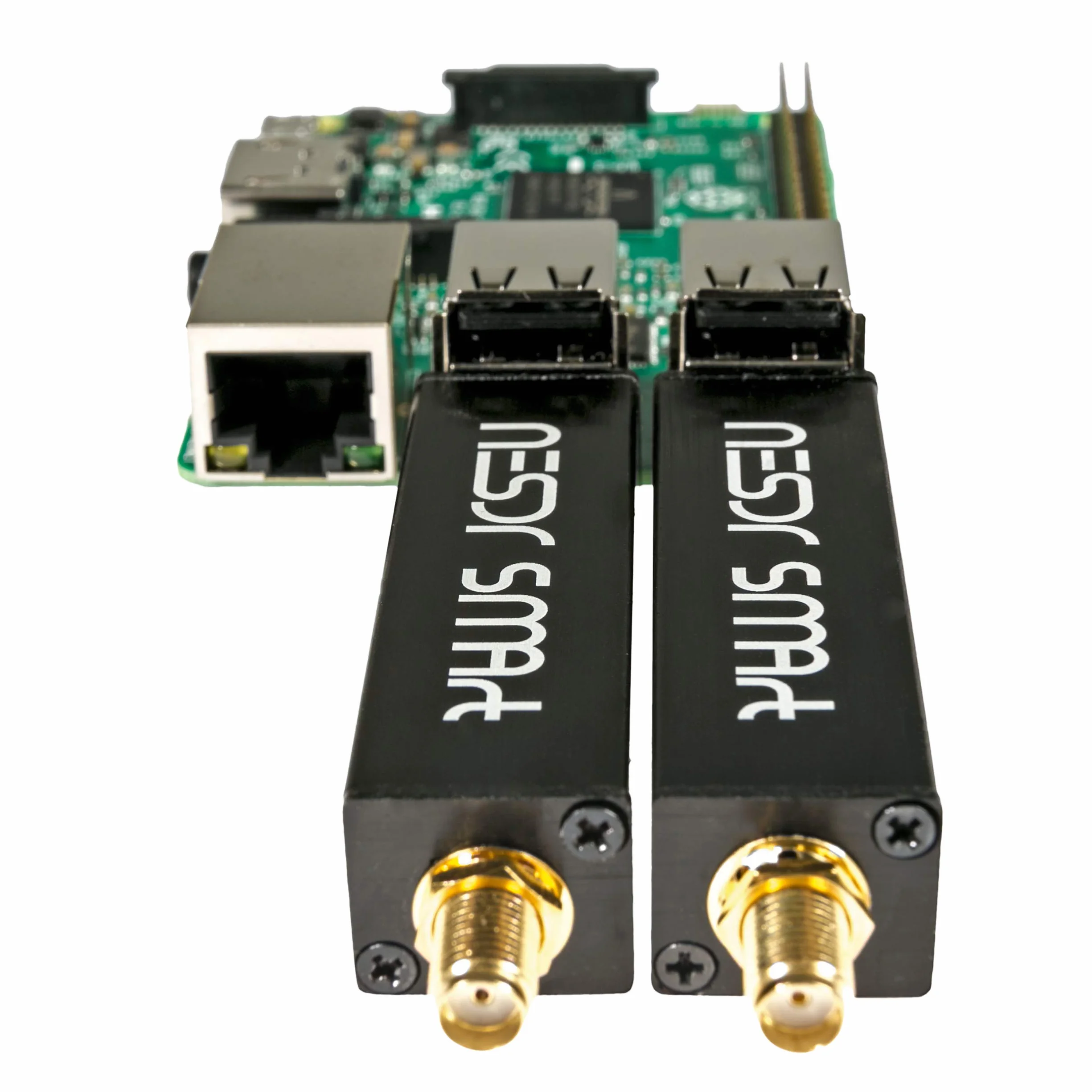 Nooelec RTL-SDR v5 SDR - NESDR SMArt HF/VHF/UHF (100kHz-1.75GHz) Radio Definita dal Software. Premium RTLSDR con 0,5 PPM TCXO, SMA e Custodia in Alluminio. Radio Basata su RTL2832U e R820T2 (R860)