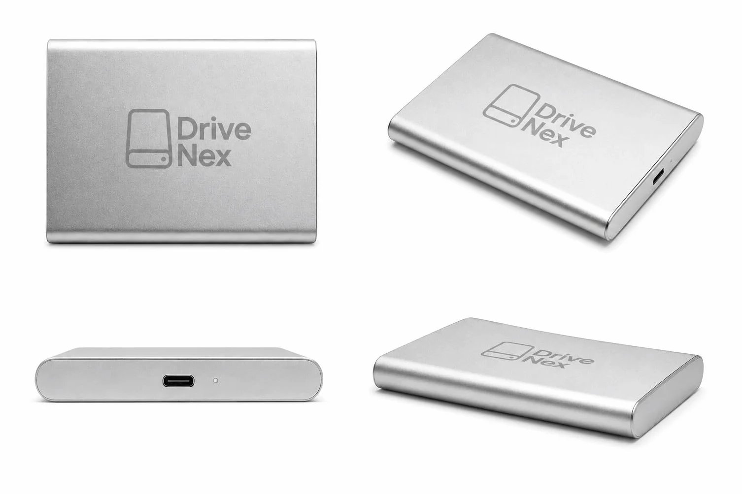 DriveNex SSD 2TB | Disco rigido esterno | 2 Terabyte | Adatto a tutti i sistemi operativi | Archiviazione dati | Disco rigido esterno portatile | Hard Drive esterno