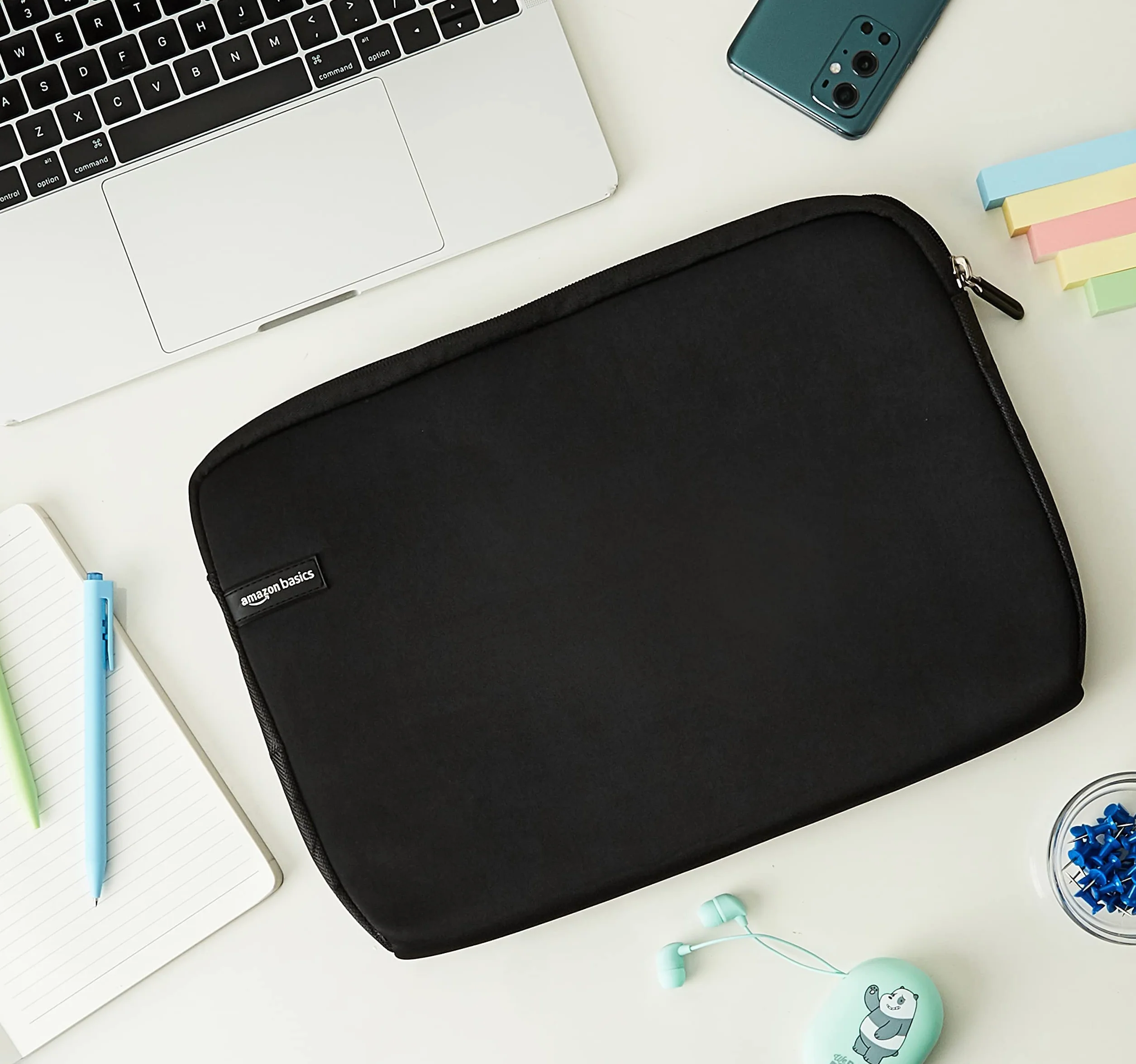 Amazon Basics Custodia per computer portatile fino a 14-Pollici, nero