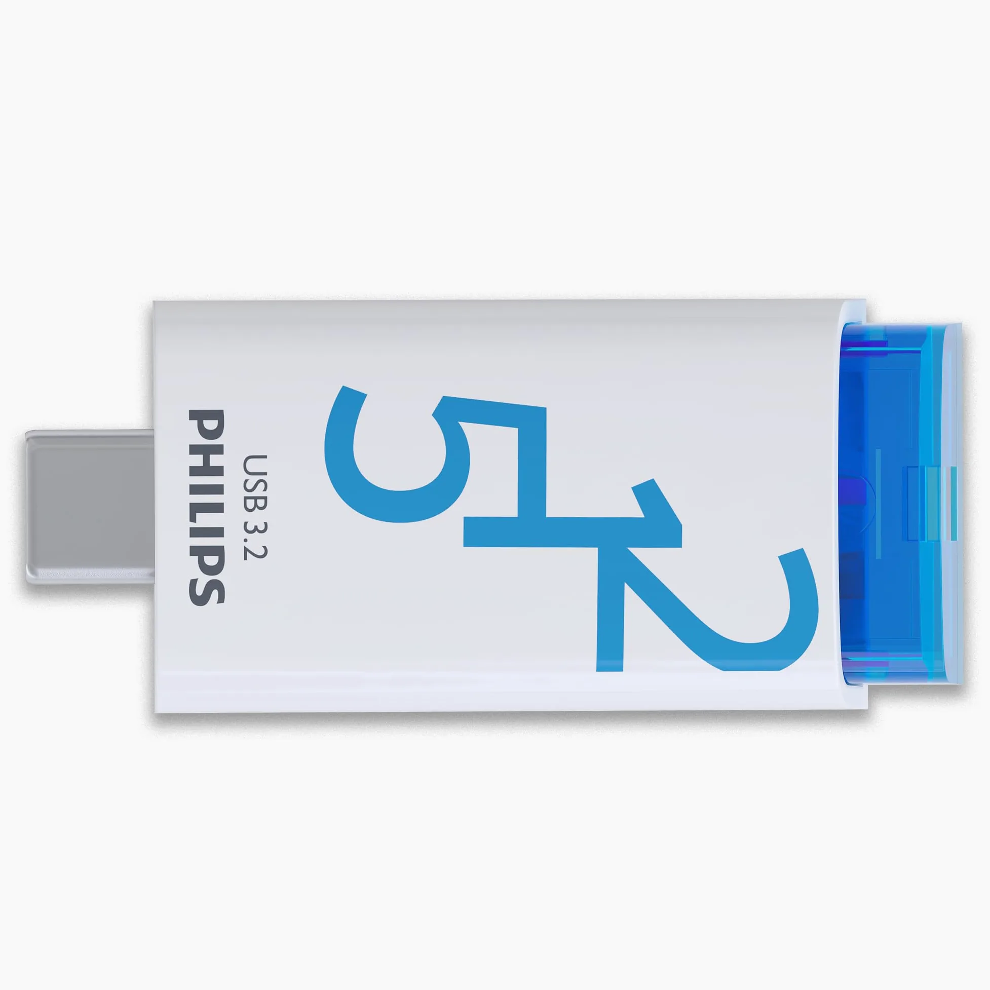 Philips Click Edition USB-C USB 3.2 Gen 1, unità flash USB 512 GB per PC, laptop, smartphone, tablet con porta USB-C, velocità di lettura fino a 120 MB/s