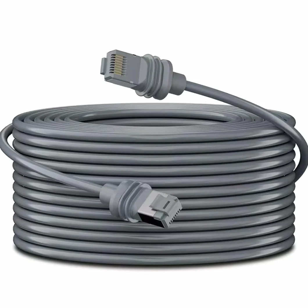 Elfcam - 30m Cavo Prolunga Starlink Gen 3, Cavo Ethernet Cat6 26AWG per Esterno/Interno, Compatibile con Starlink Gen 3 e Mini, 30 Metri